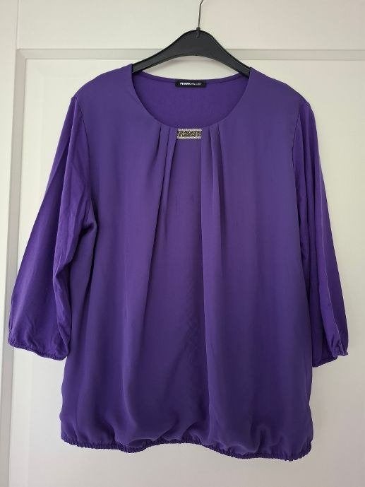 Mooie paarse blouson van Frank Walder, Kleding | Dames, Paars, Maat 42/44 (L), Ophalen of Verzenden, Zo goed als nieuw