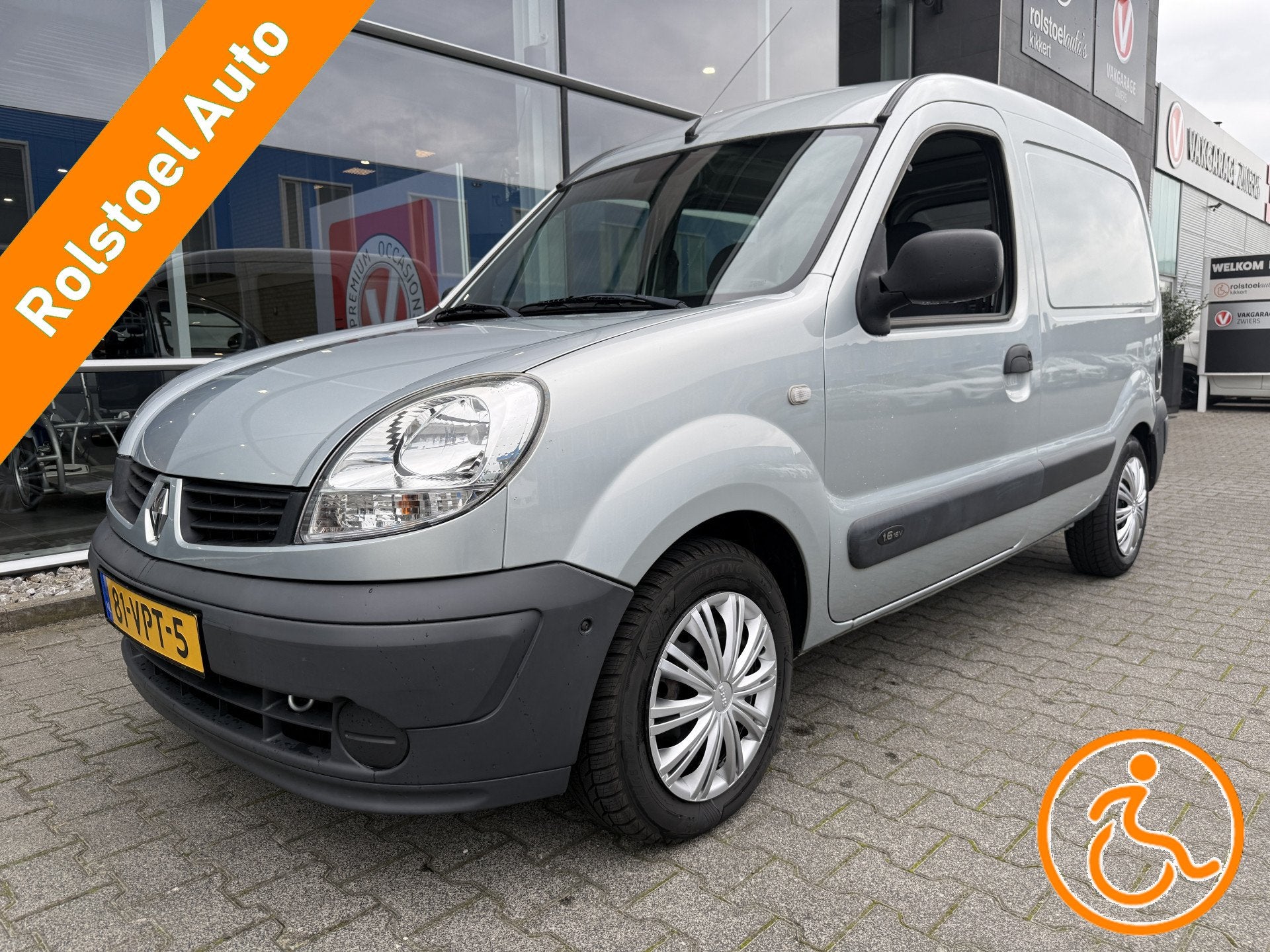Renault Kangoo Express Rolstoelauto / Scootmobielauto 1.6-16, Auto's, Stof, Gebruikt, Renault, 1070 kg