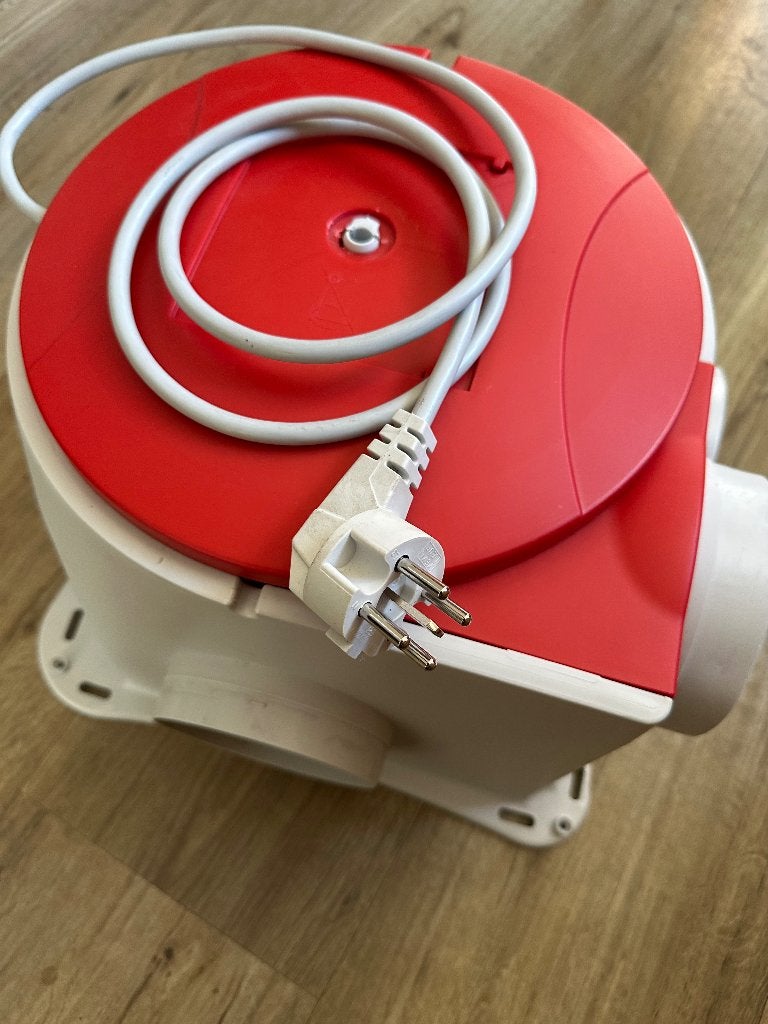 Zehnder ComfoFan Vario Ventilator met Perilex stekker, Doe-het-zelf en Verbouw, Ophalen of Verzenden, Gebruikt, Ventilator