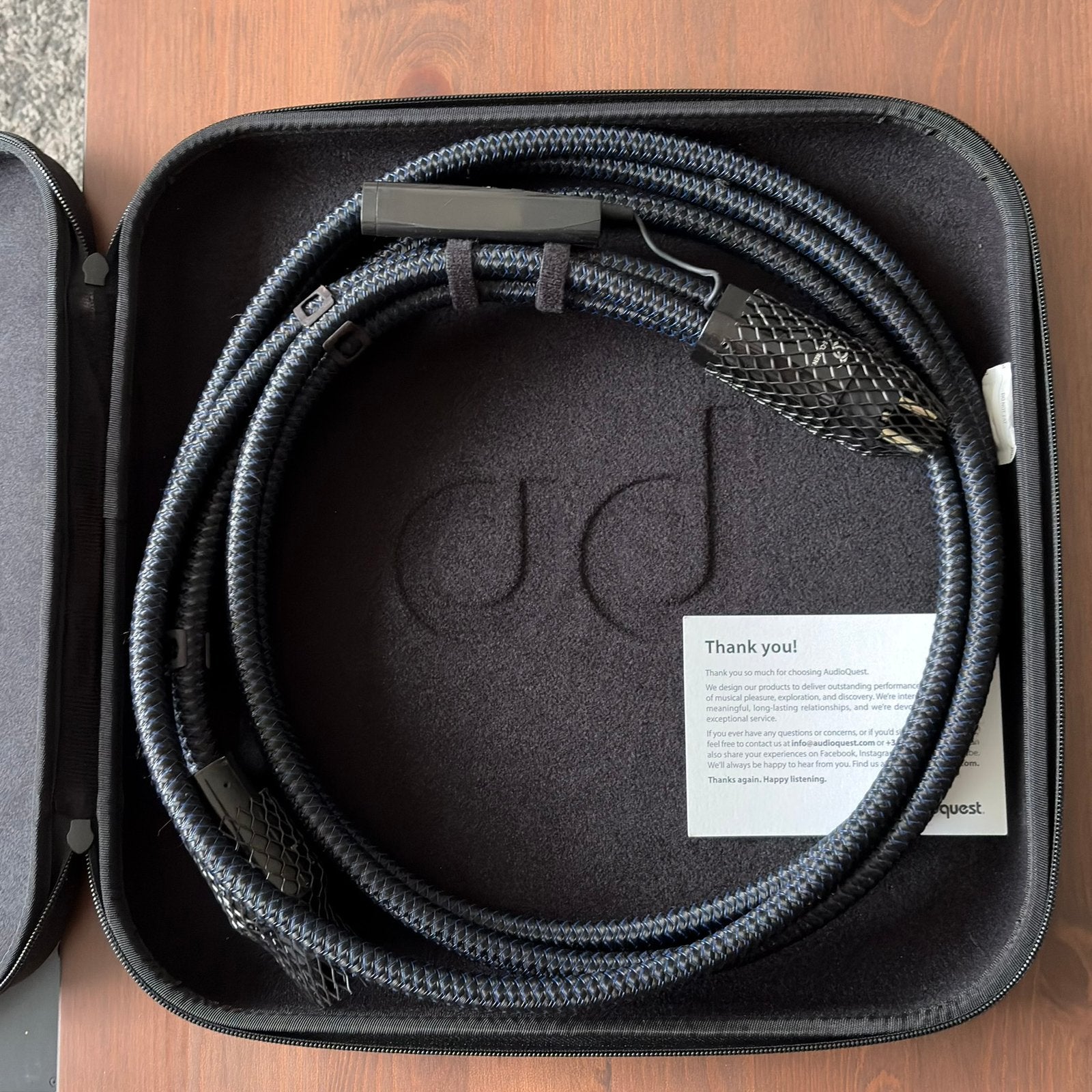 Audioquest Hurricane High Current Powercord, Audio, Tv en Foto, Audiokabels en Televisiekabels, Zo goed als nieuw, Overige kabels