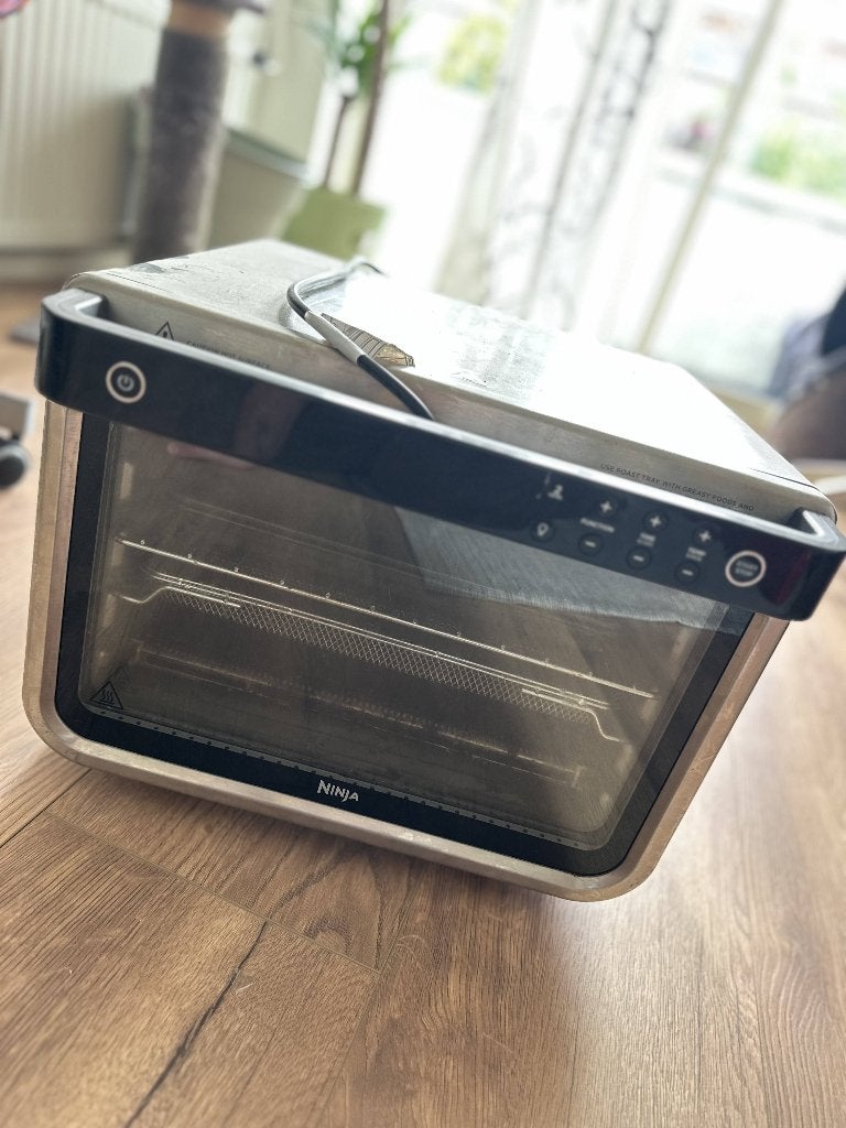 Ninja Foodi airfryer-oven, kantelbaar (flip-up) model, Ophalen, Minder dan 45 cm, Combi-oven, Vrijstaand
