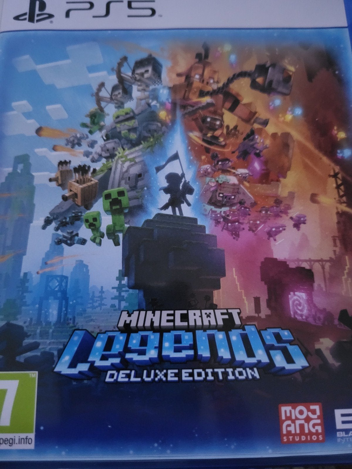 Minecraft Legends Deluxe Edition PS5, Spelcomputers en Games, Games | Sony PlayStation 5, Online, Ophalen of Verzenden, Zo goed als nieuw