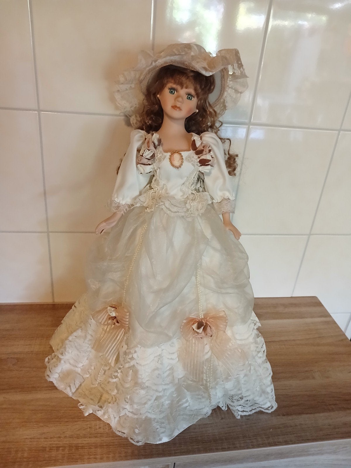 heel mooie bruidspop, te koop wegens plaatsgebrek, Ophalen of Verzenden