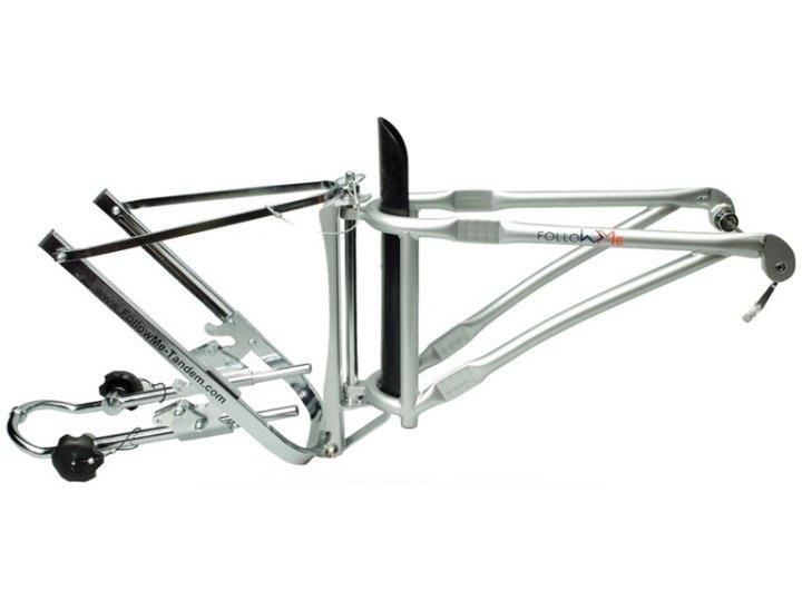 Follow-Me Tandem (koppelen 20 inch fiets), Ophalen, Gebruikt, Opvouwbaar, FollowMe Tandem