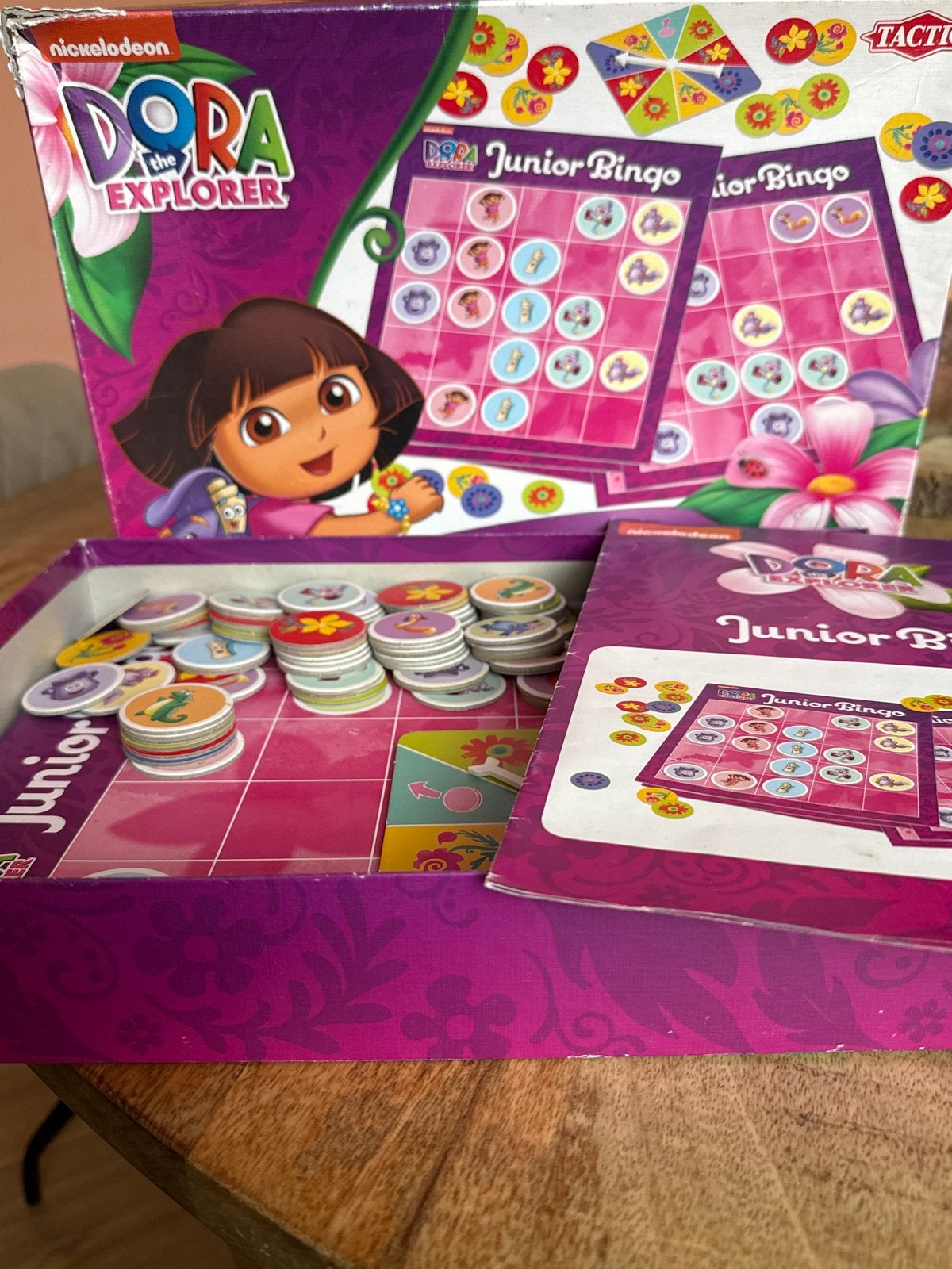 Dora the Explorer Junior Bingo - Tactic, Een of twee spelers, Ophalen of Verzenden, Gebruikt