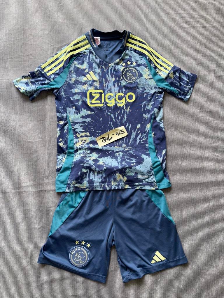 Origineel ajax tenue 2024/2025 uit, Adidas afca fside tdk, Sport en Fitness, Voetbal, Maat XS of kleiner, Verzenden, Zo goed als nieuw