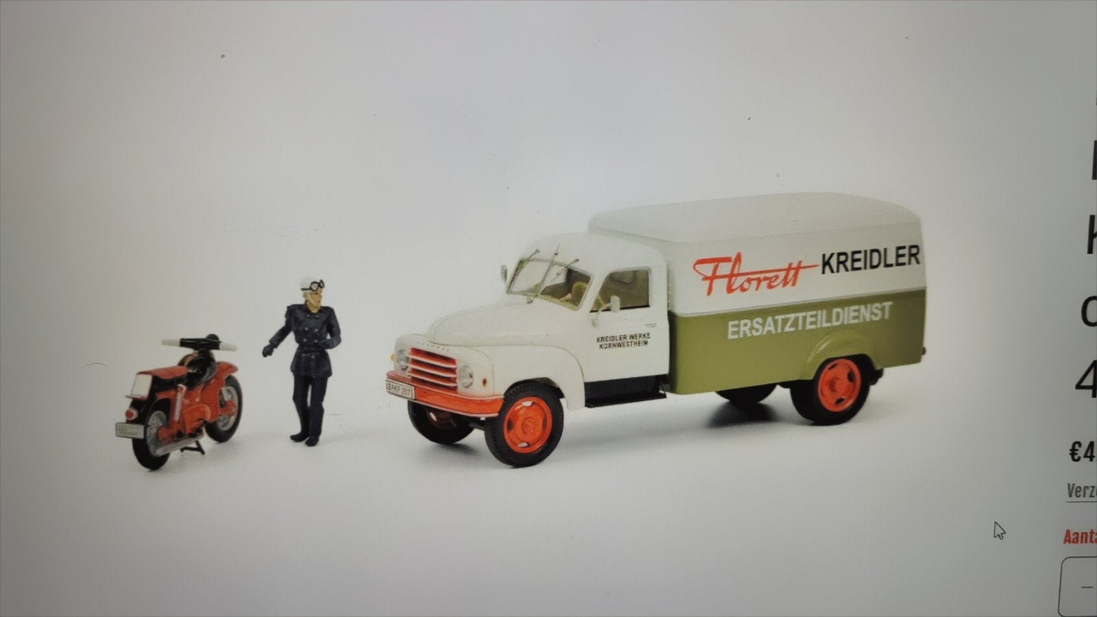 kreidler Schaalmodel hanommag L28 kreidler service wagen, Hobby en Vrije tijd, Ophalen of Verzenden, Nieuw, Auto, Overige merken