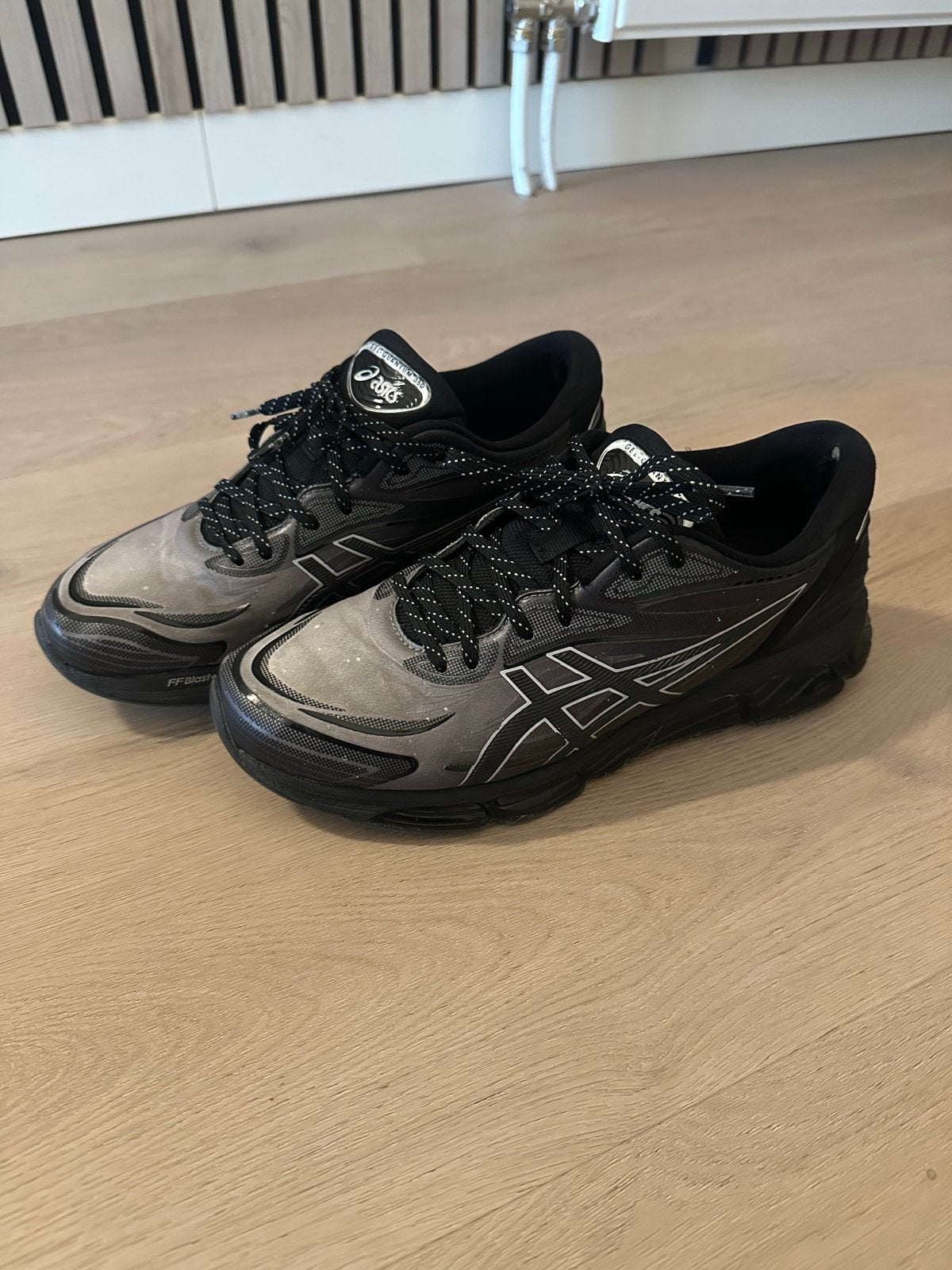 Asics sportschoenen maat 43,5, Ophalen of Verzenden, Zo goed als nieuw, Zwart, Sneakers of Gympen