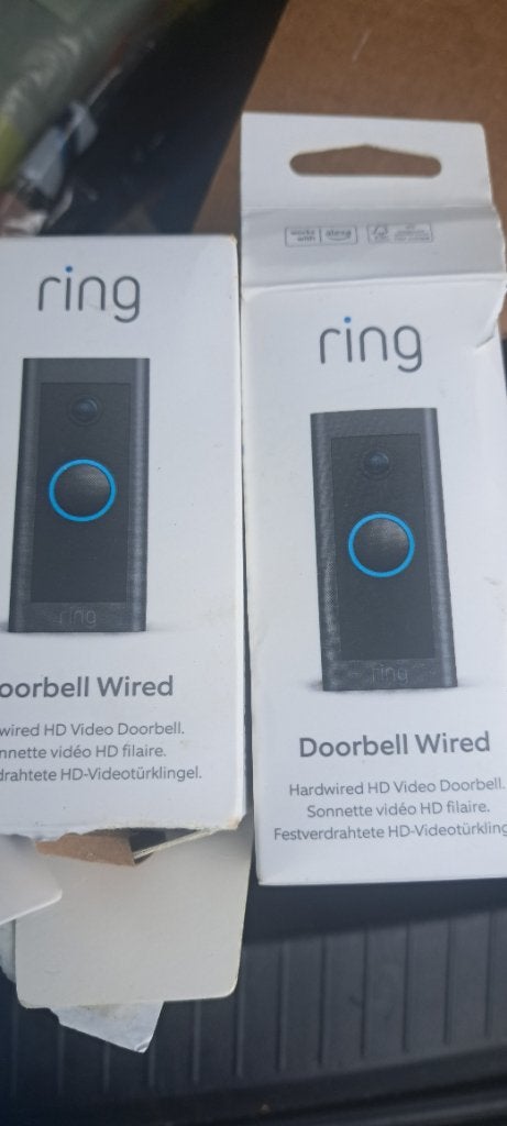 2x Ring Doorbell Wired - Nieuw in doos, Ophalen of Verzenden, Bewegingsdetectiesensor, Nieuw, Bedraad