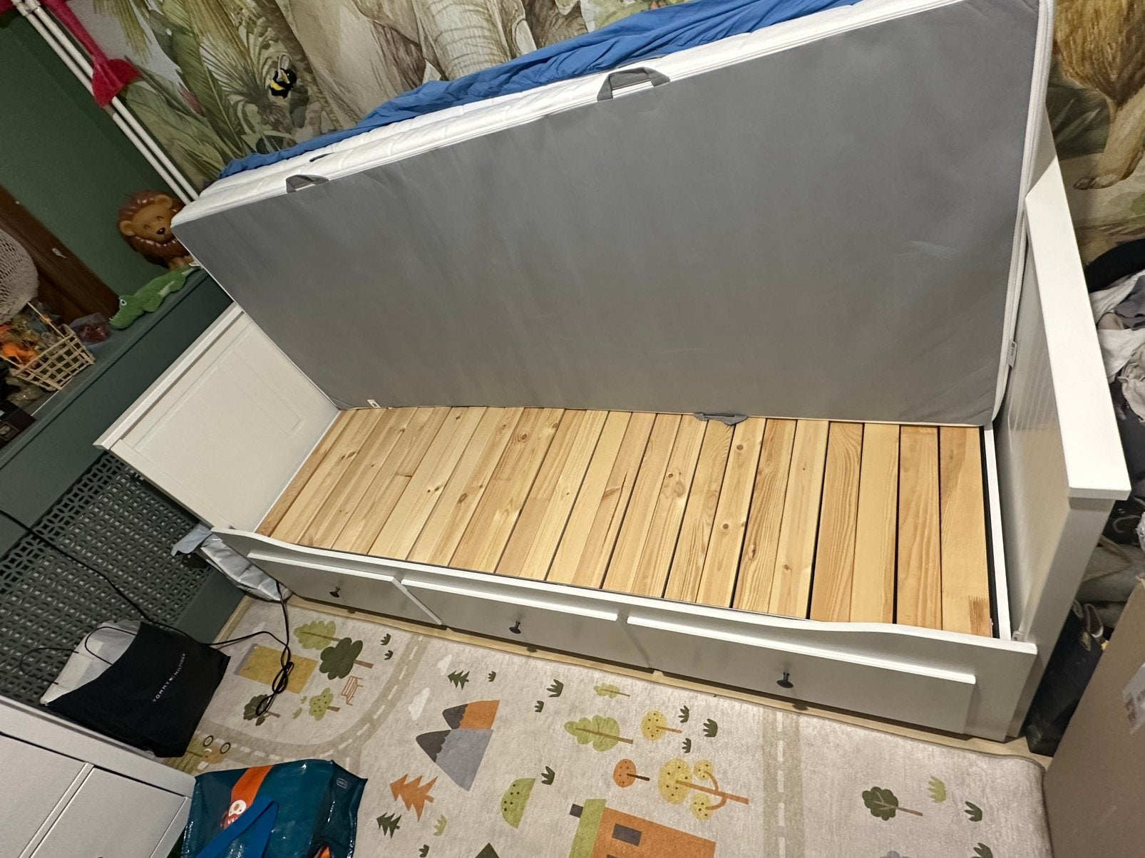 Ikea hemnes, Ophalen, Wit, Tweepersoons, Zo goed als nieuw