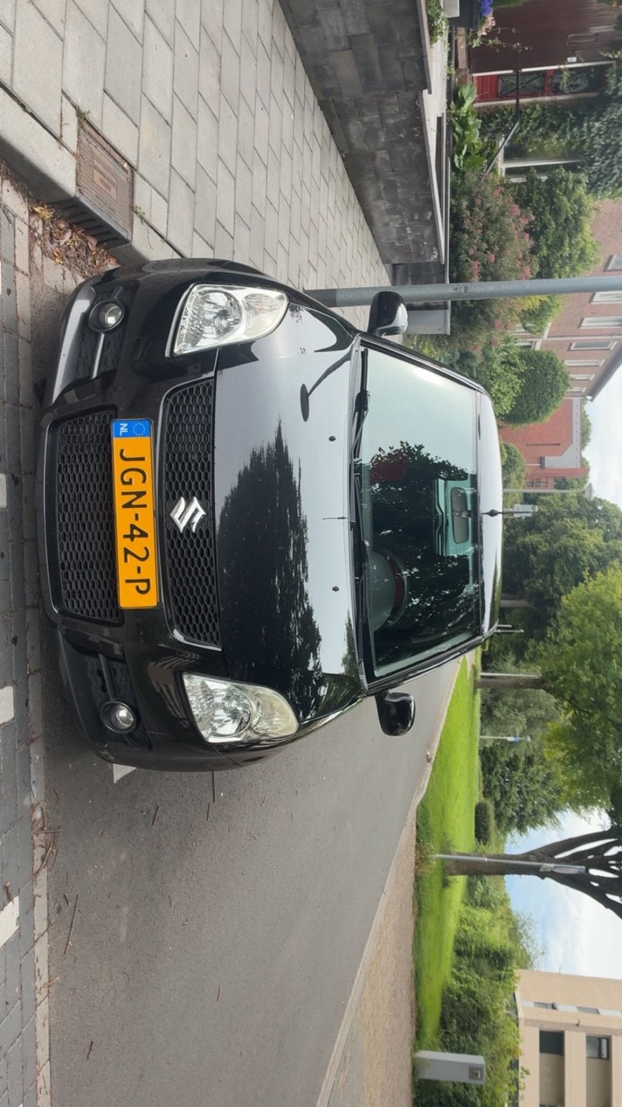 Suzuki Swift 1.6 3D Sport 2008 Zwart, Auto's, Voorwielaandrijving, 1005 kg, Zwart, 4 cilinders
