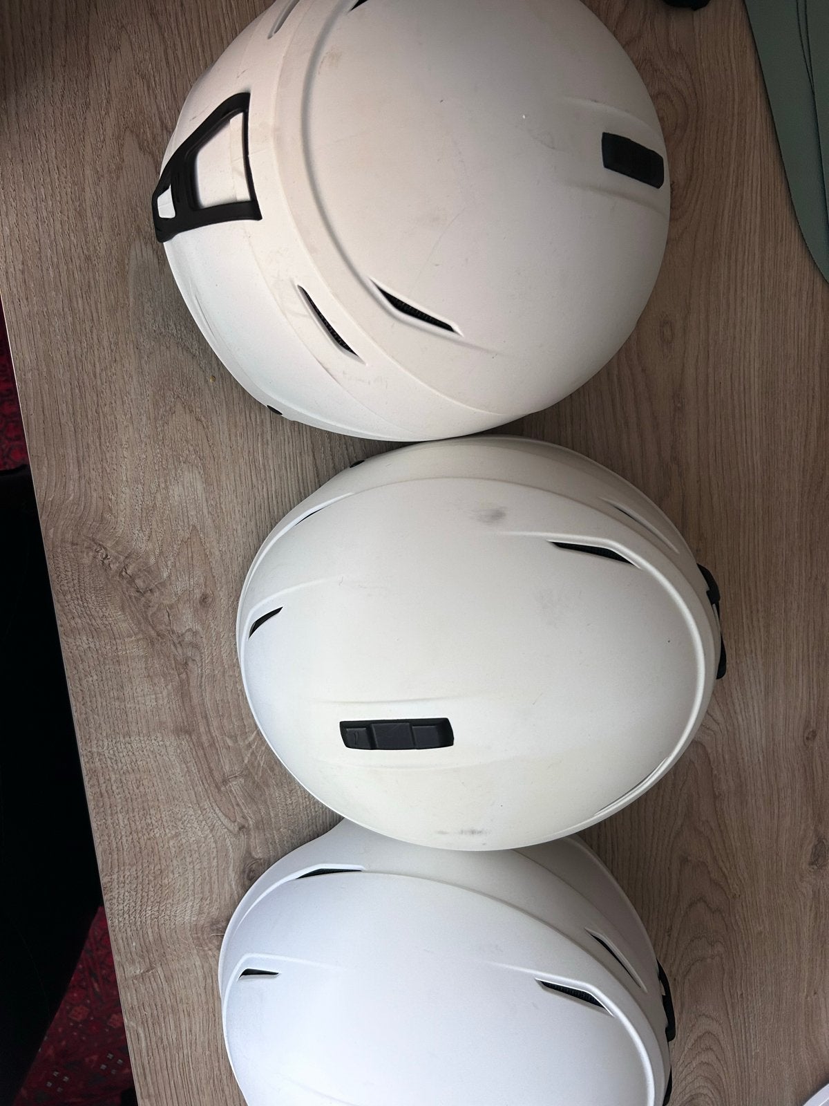 3 skihelmen maat L - Eenmaal gebruikt, Overige typen, Zo goed als nieuw, Skiën, Minder dan 100 cm