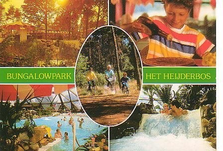 Ansichtkaart 	Heijen	Het Heijderbos	Center Parcs bungalowp., Verzenden, 1980 tot heden, Gelopen, Limburg