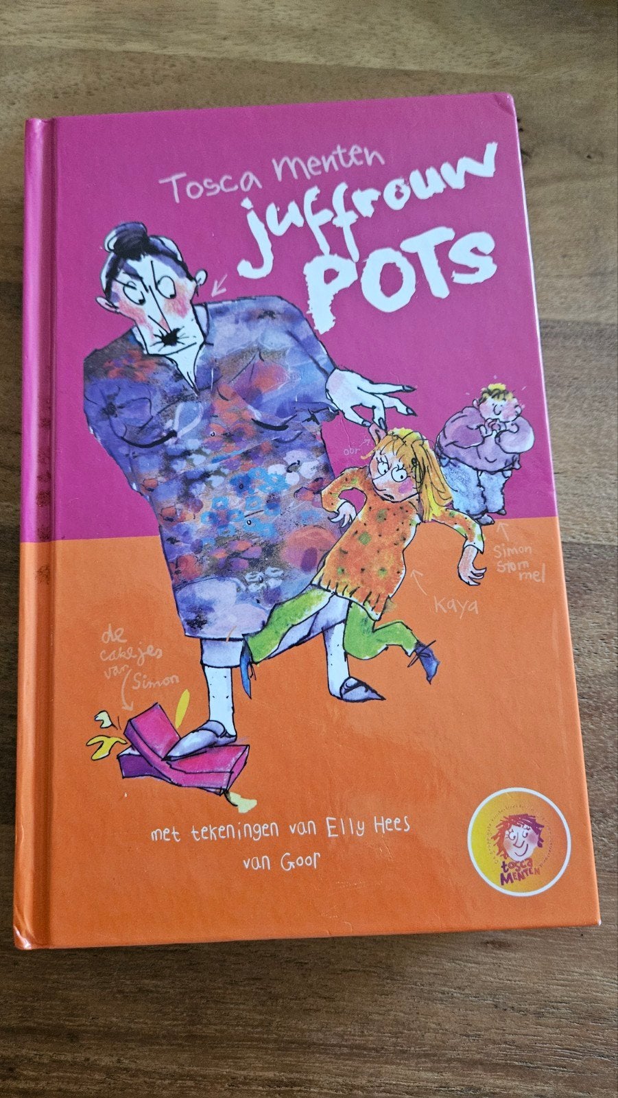 Juffrouw Pots - Tosca Menten (kinderboek), Ophalen of Verzenden, Gelezen, Tosca Menten, Fictie algemeen