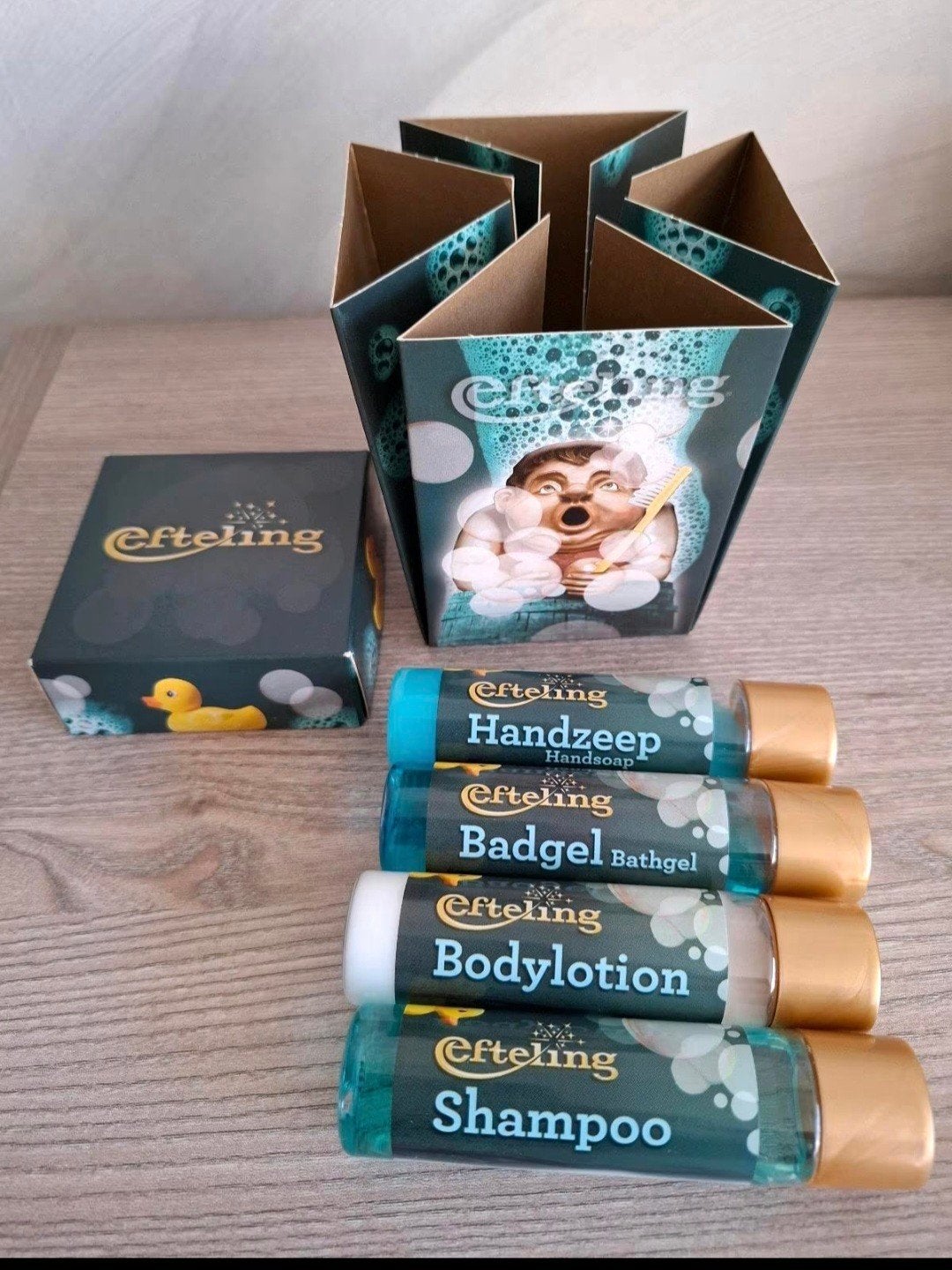EFTELING Badset: Handzeep, Badgel, Bodylotion, Shampoo, Ophalen of Verzenden, Nieuw, Bad & Douche