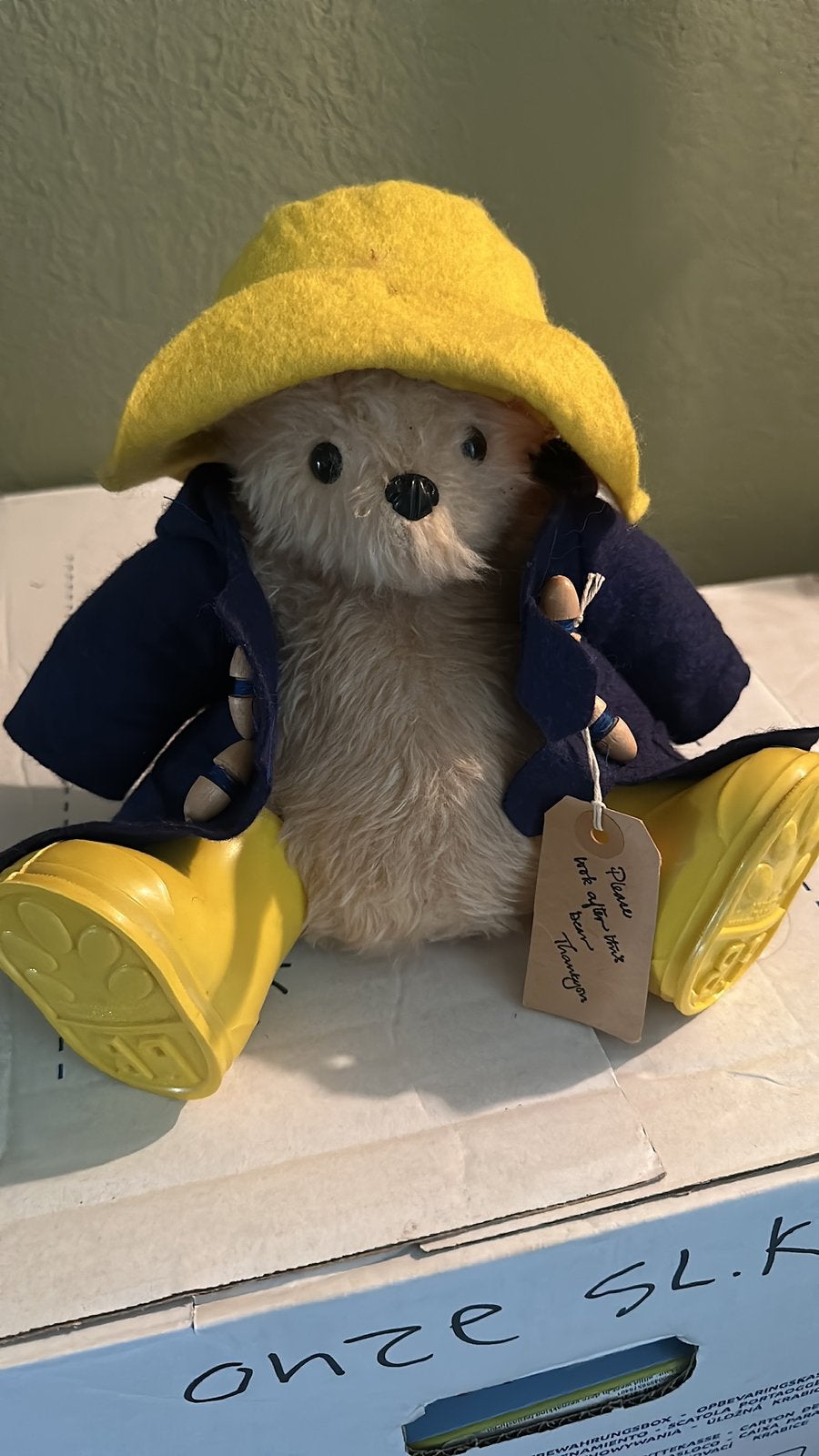 Officieel Paddington beertje, Ophalen of Verzenden, Zo goed als nieuw, Stoffen beer, Overige merken