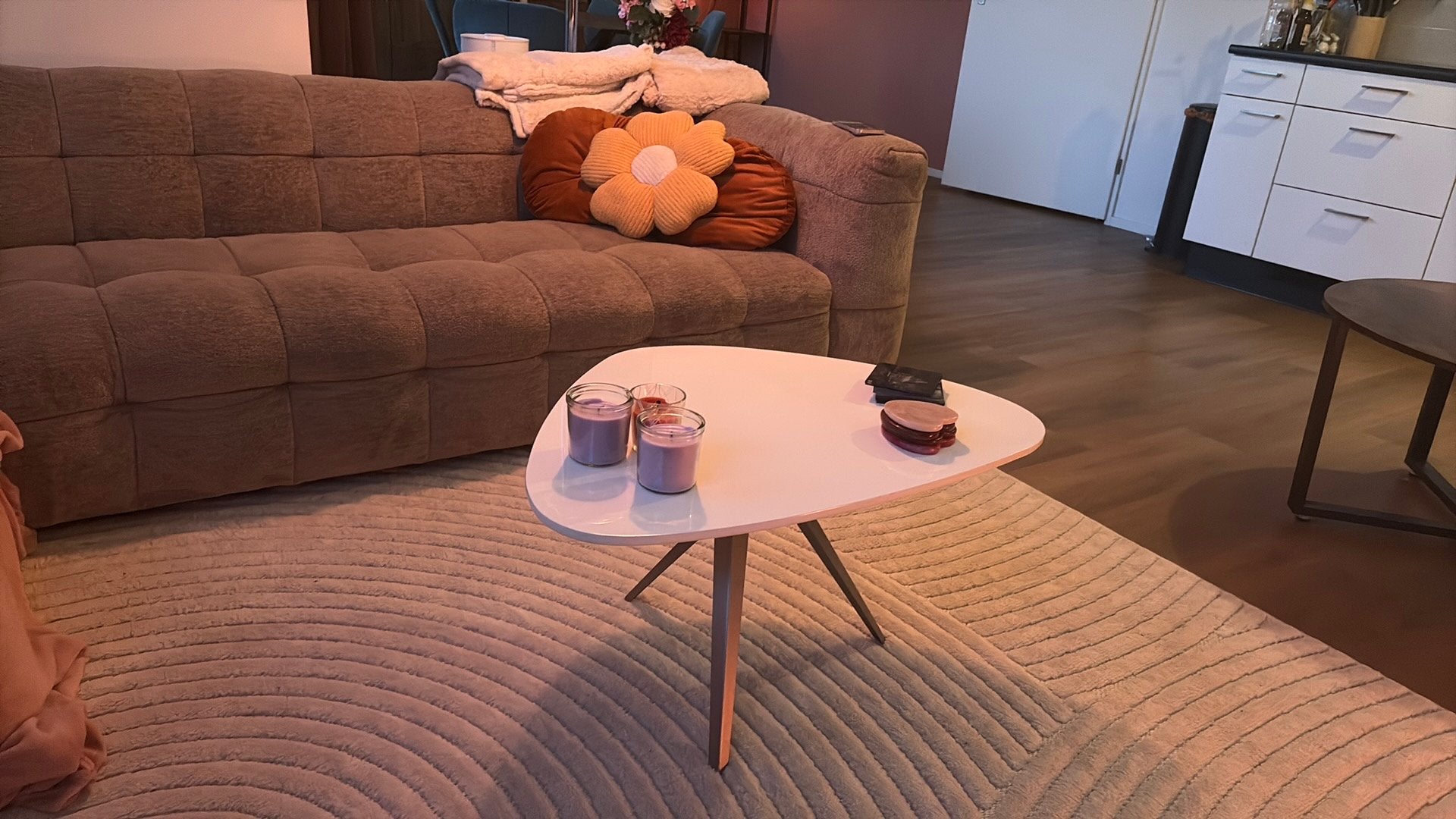 Salontafel wit, Ophalen of Verzenden, Gebruikt