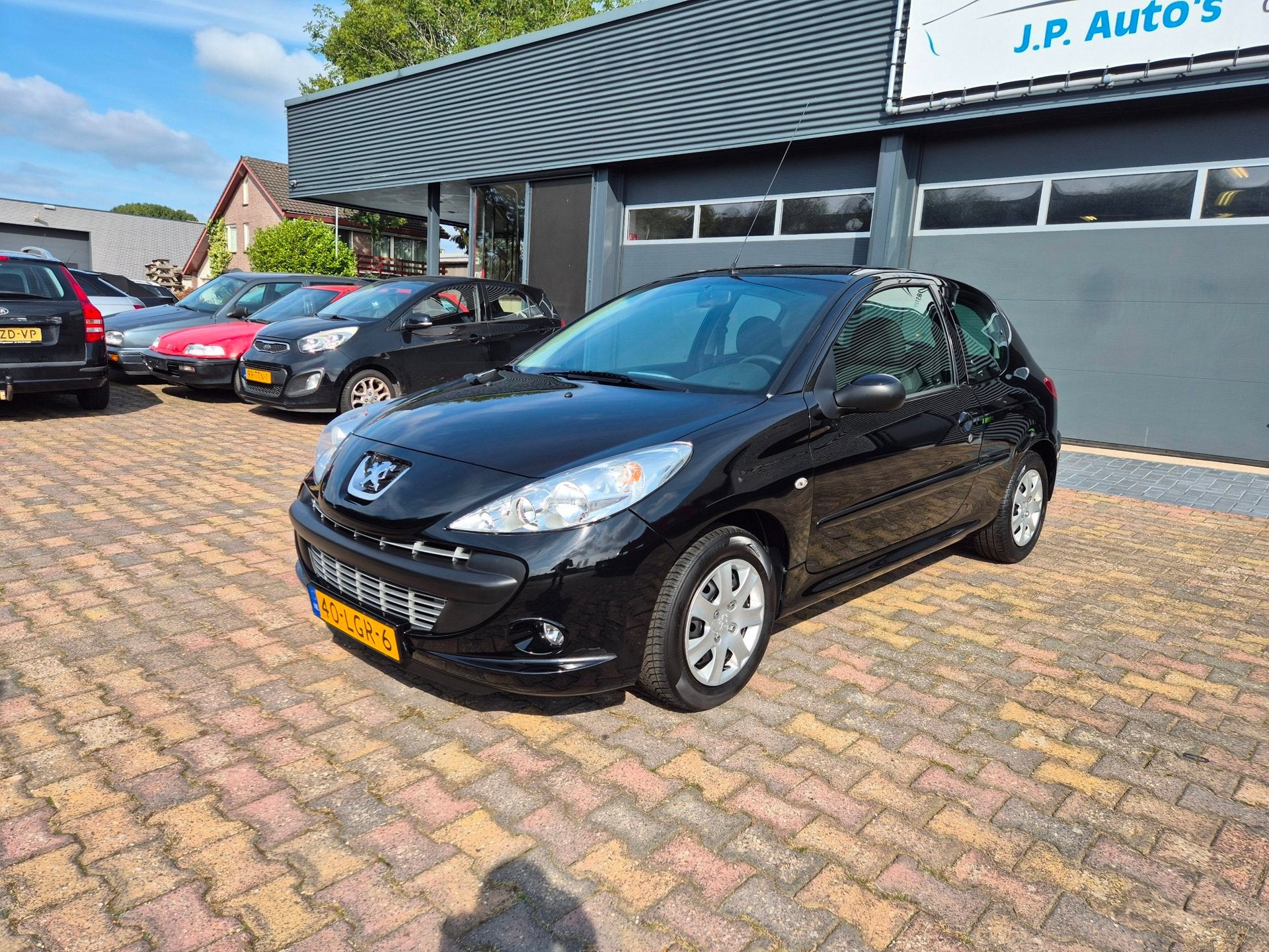 Peugeot 206 + 1.4 XS AIRCO EERSTE EIGENAAR, Auto's, Voorwielaandrijving, 206+, 4 cilinders, Zwart