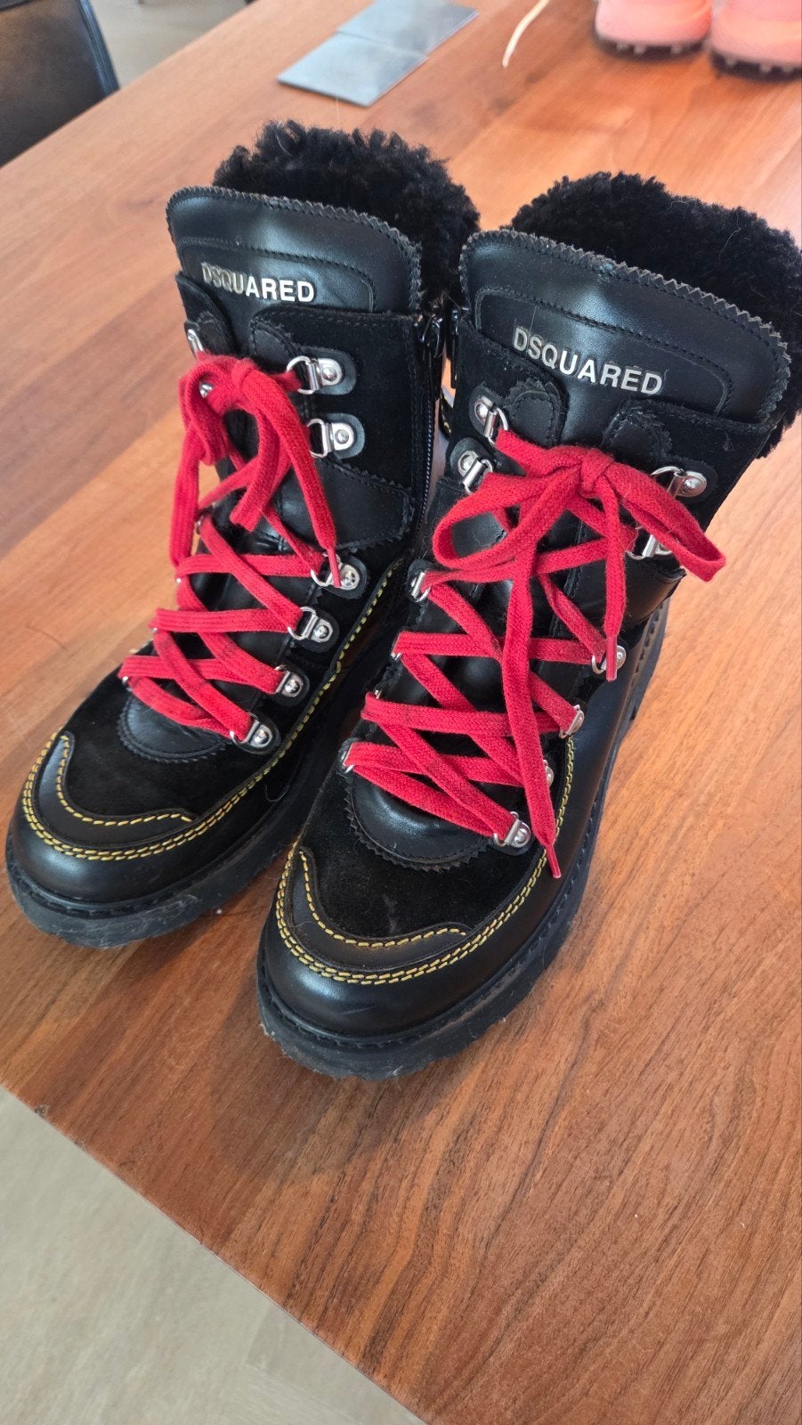 DSQUARED dames boots maat 38, Ophalen of Verzenden, Zo goed als nieuw, Zwart
