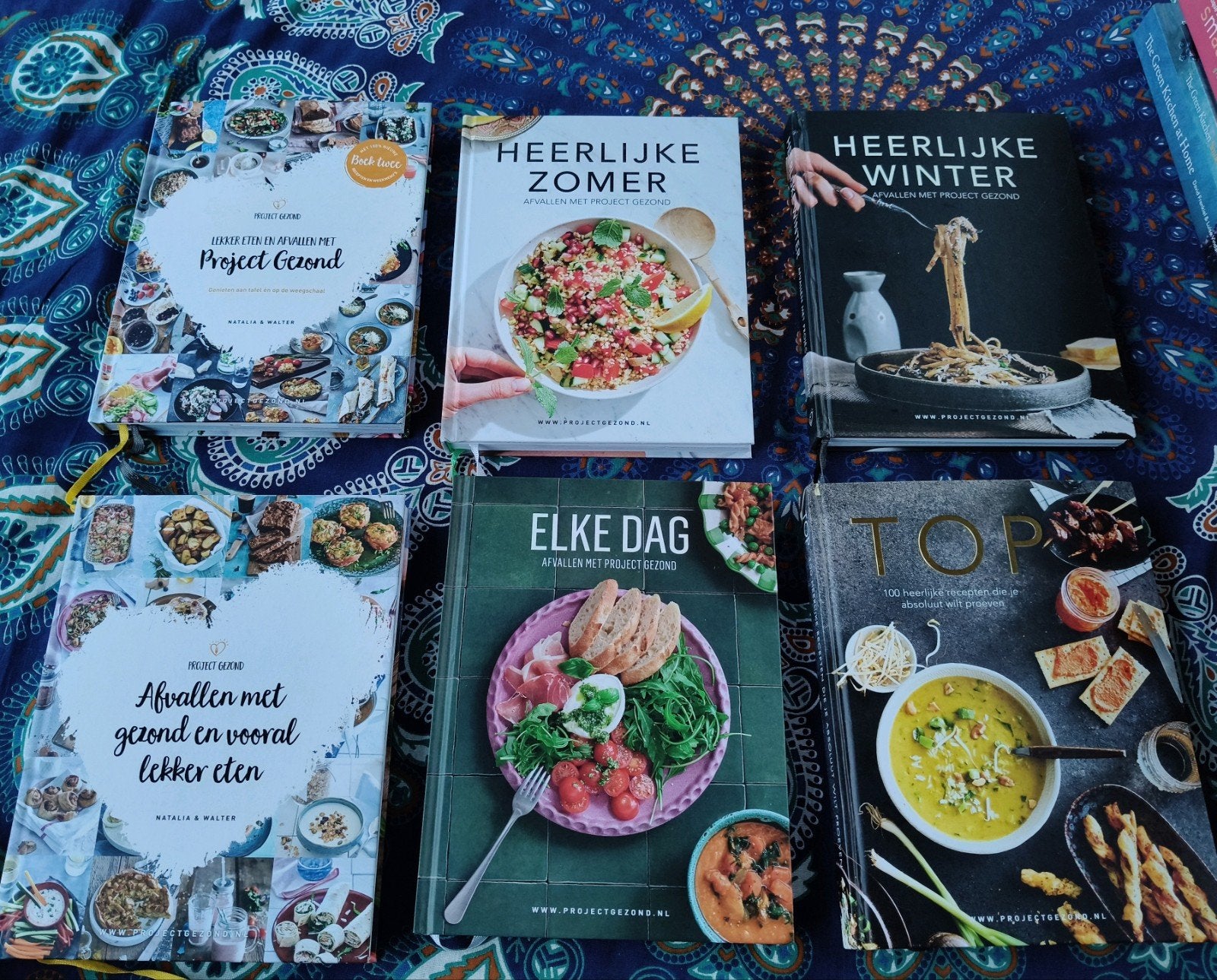 Project Gezond Kookboeken 6 stuks, Boeken, Gezond koken, Ophalen of Verzenden, Zo goed als nieuw, Overige gebieden