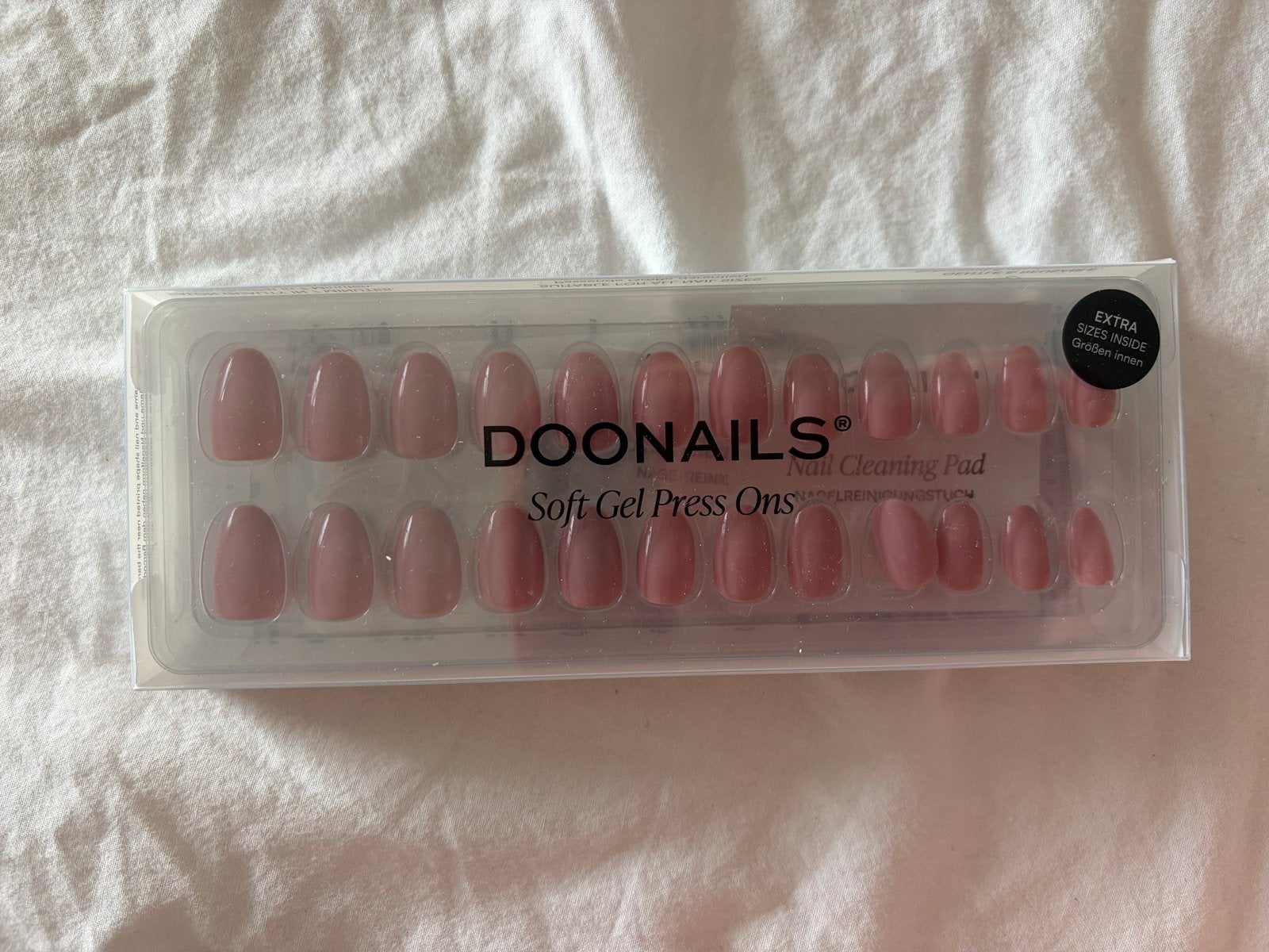 DOONAILS Soft Gel Press Ons - Roze Nagels, Ophalen of Verzenden, Nieuw