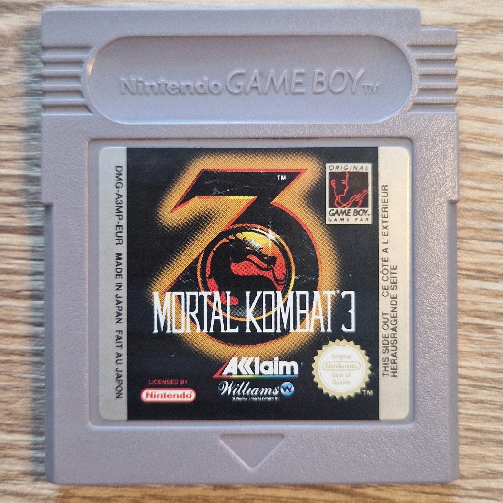 Mortal kombat 3 Gameboy classic PAL, Vechten, 1 speler, Ophalen of Verzenden, Zo goed als nieuw