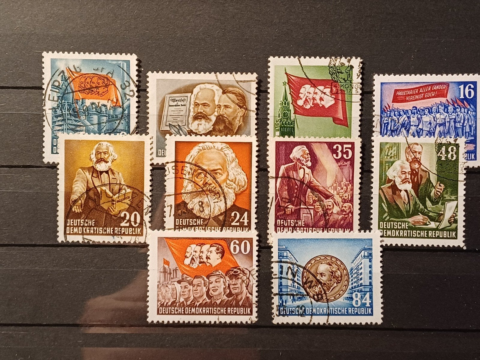 DDR 344-353 gestempeld, Ophalen of Verzenden, DDR, Gestempeld