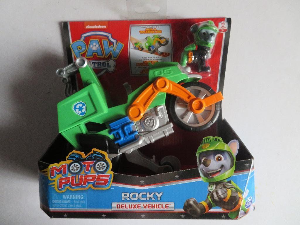 PAW PATROL -- MOTO PUPS -- ROCKY DELUXE VEHICLE, Ophalen of Verzenden, Nieuw