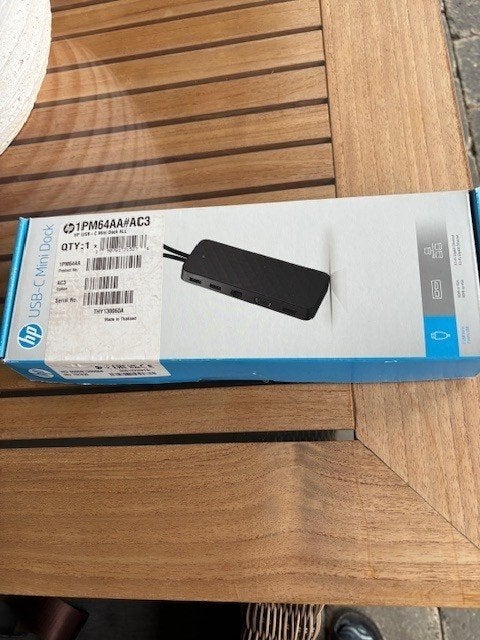 HP USB-C Mini Dock model 1PM64AA-AC3, Ophalen of Verzenden, Nieuw