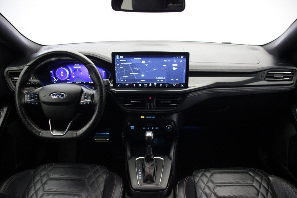 Ford FOCUS  Wagon 1.0 EcoBoost Hybrid ST-Line Vignale Automa, Auto's, Gebruikt, Zwart, 155 pk, 3 cilinders