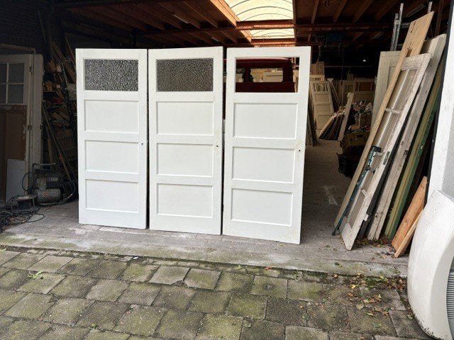 3-slag extra brede 4-vlaks originele Bruynzeel paneeldeuren