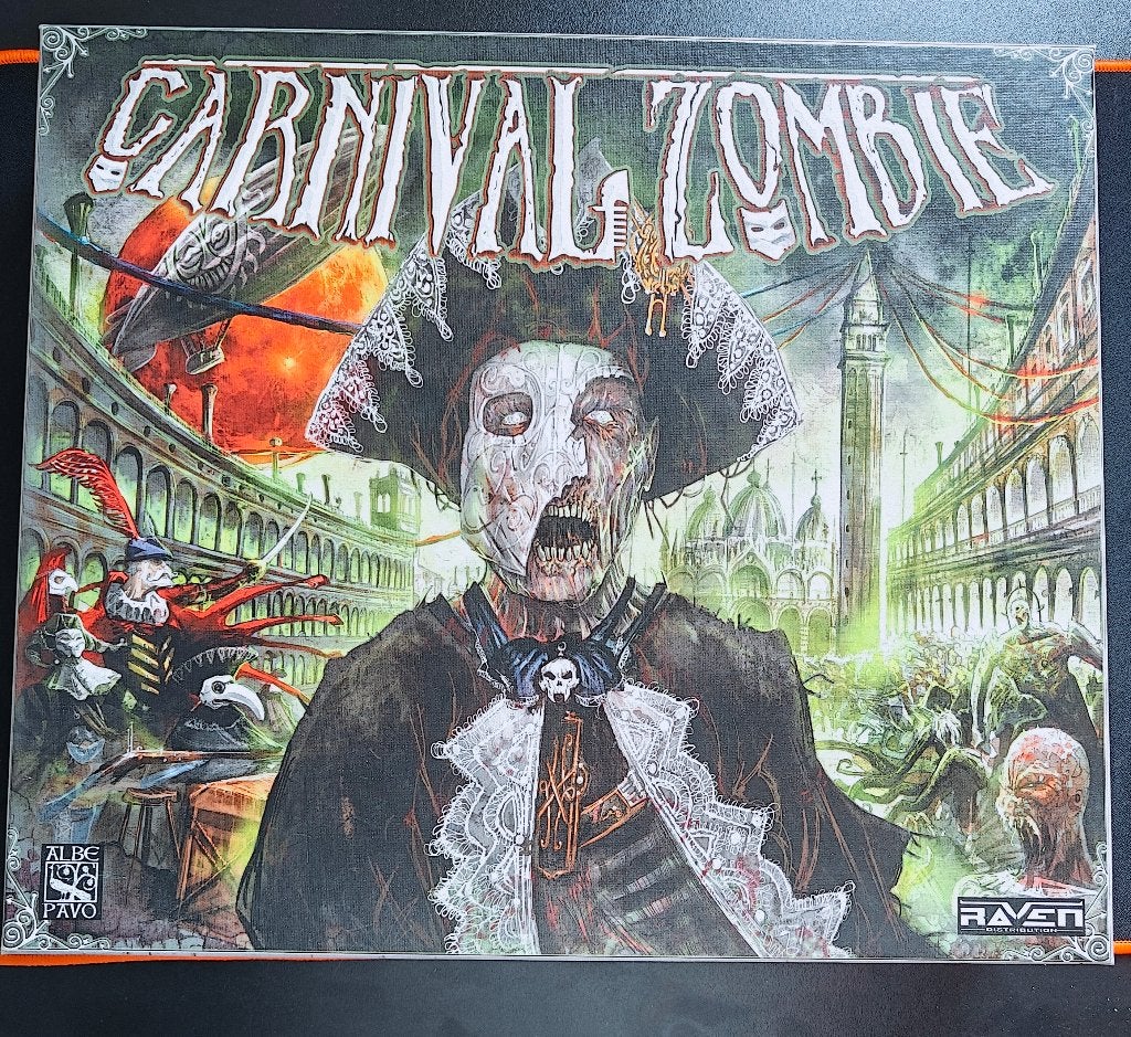 Carnival Zombie bordspel – coöperatief zombie survival spel, Hobby en Vrije tijd, Een of twee spelers, Verzenden, Zo goed als nieuw