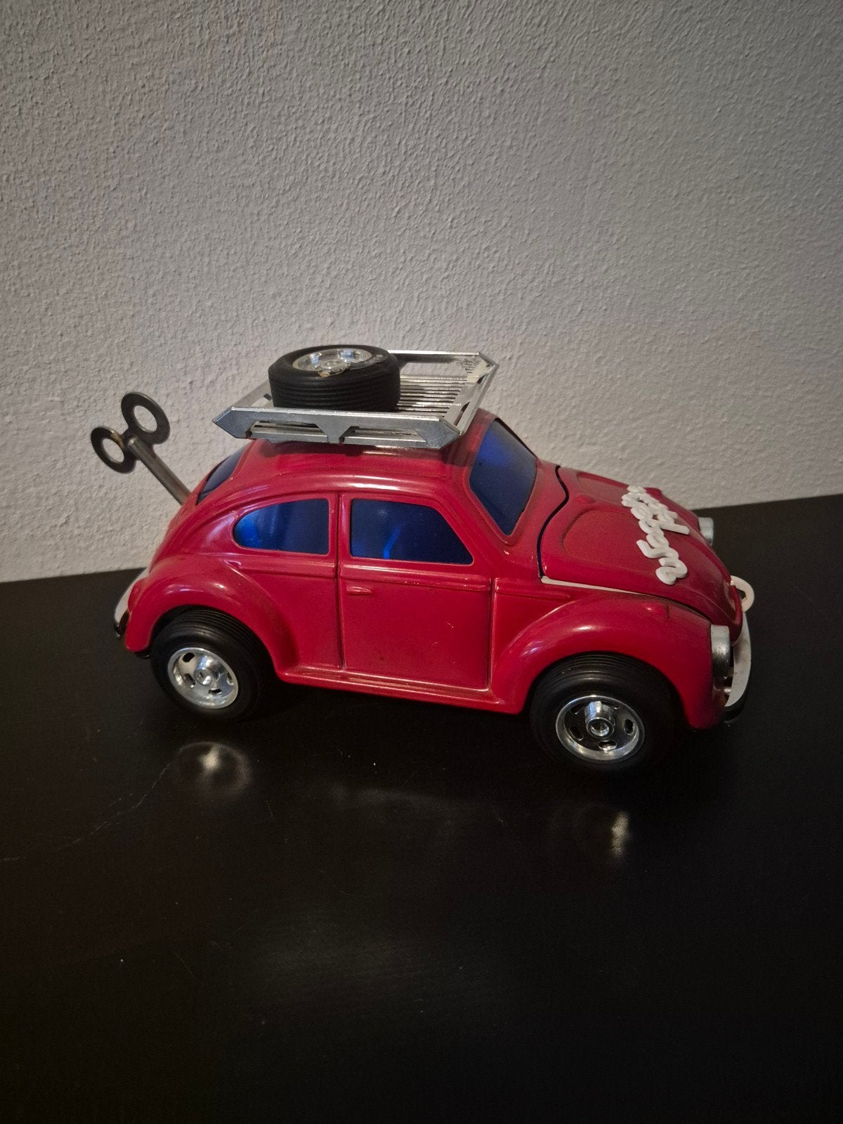 Vintage Volkswagen Kever Muziekdoosje - Rood, Ophalen of Verzenden, Gebruikt