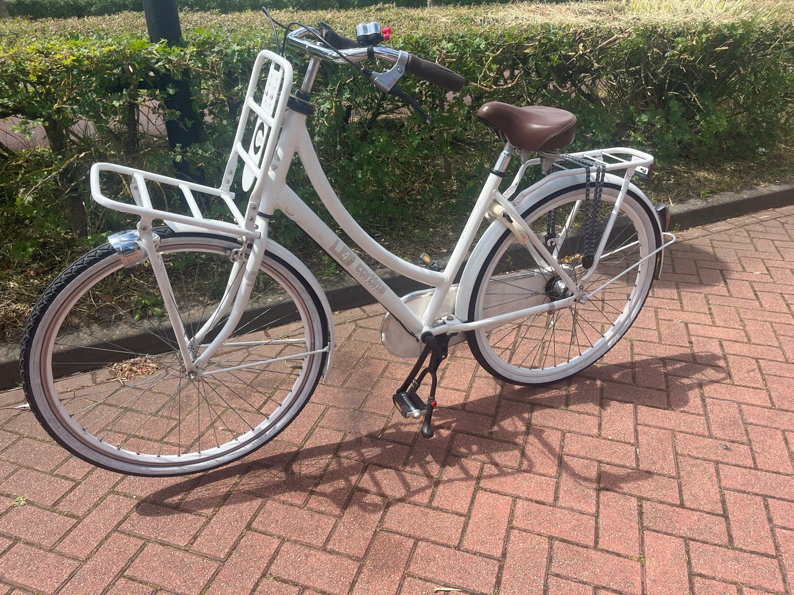 Cortina U4 Transportfiets Dames - 3 versnellingen, Gebruikt, Velgrem, Versnellingen, 50 tot 53 cm