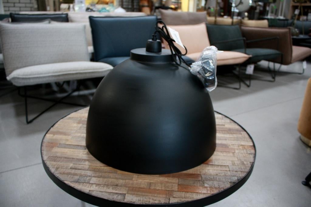 Ronde hanglamp KYLIE zwart / goud Ø45 Light & Living