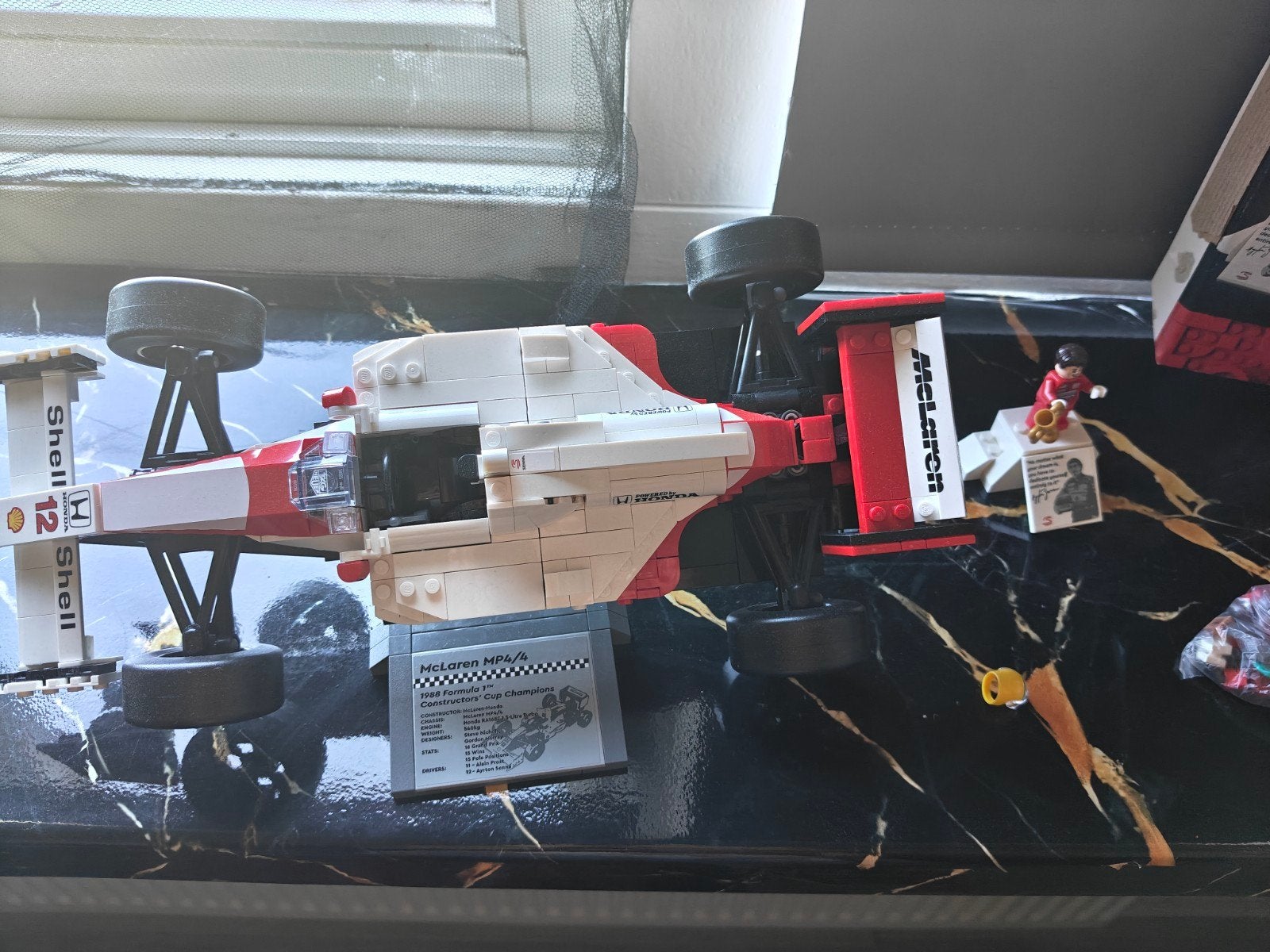 LEGO Icons McLaren MP4/4 & Ayrton Senna (10330), Ophalen of Verzenden, Zo goed als nieuw, Overige merken