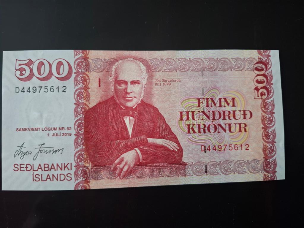 ### Ijsland 500 kronen 2019 ###, Ophalen of Verzenden, België