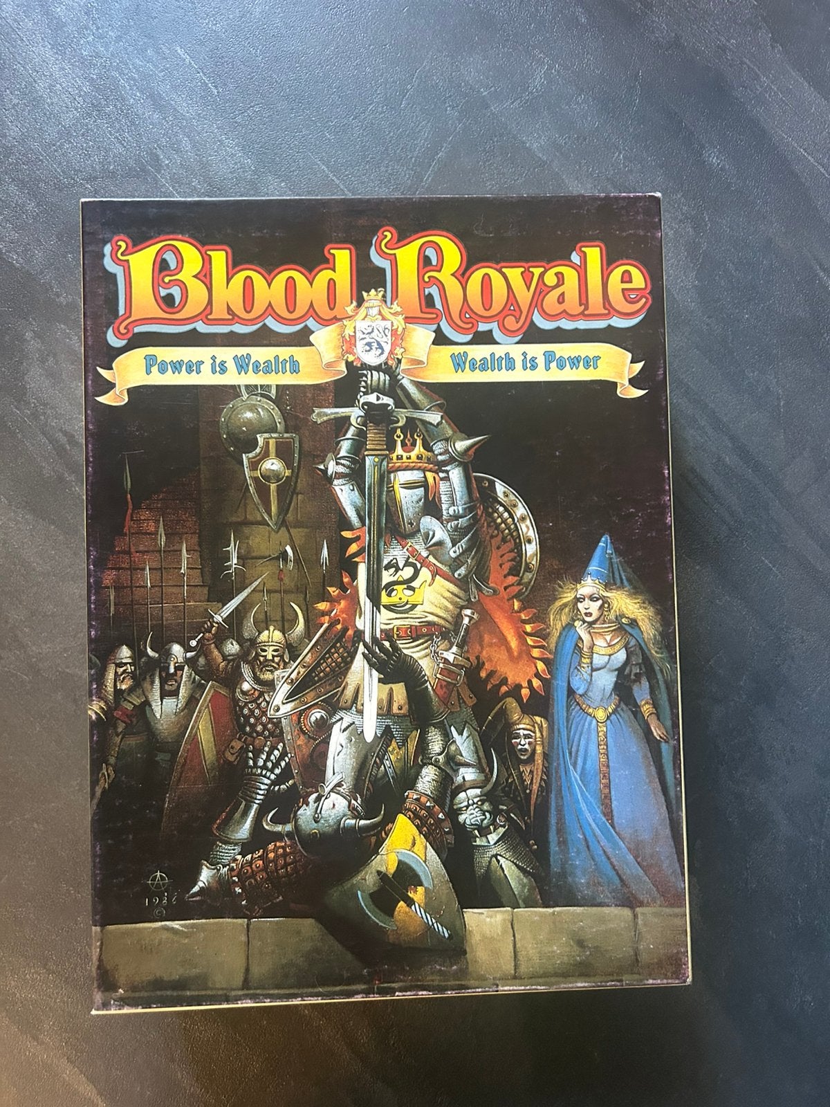 Vintage Blood Royal ( Games Workshop 1987 ), Hobby en Vrije tijd, Gezelschapsspellen | Bordspellen, Ophalen of Verzenden, Zo goed als nieuw