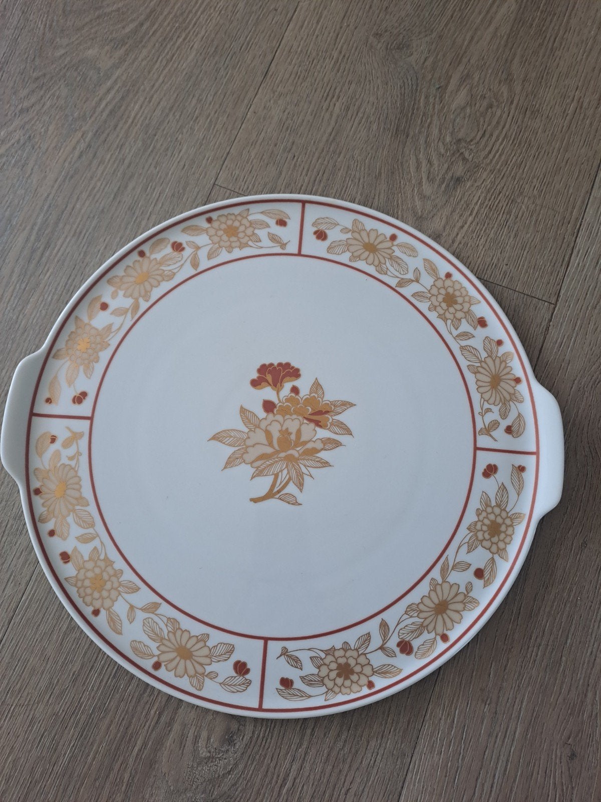 Heinrich Germany Taartschaal met Bloemmotief, Ophalen, Gebruikt, Overige merken, Klassiek