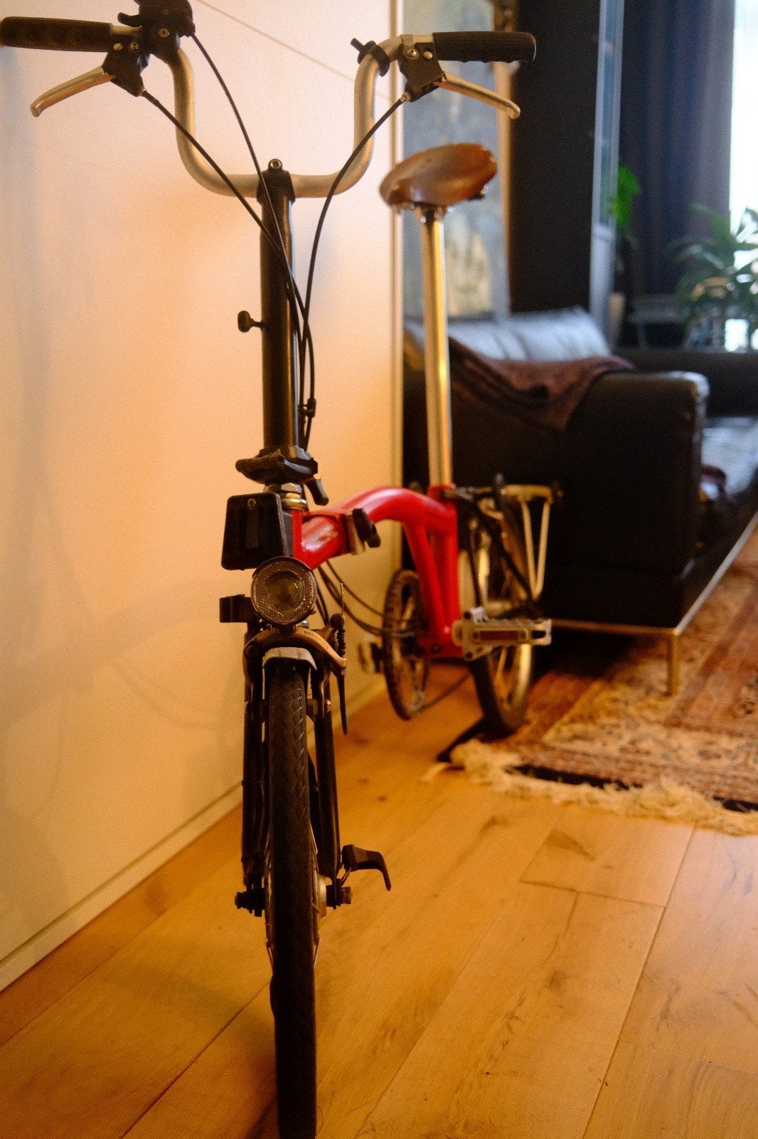 Brompton vouwfiets 2014 met Brooks zad, Fietsen en Brommers, Ophalen of Verzenden, 16 tot 18 inch, Brompton