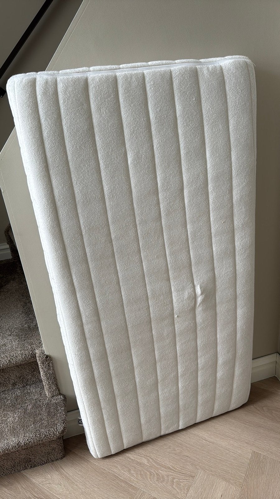 Baby/peutermatras 70x140, Ophalen, 190 cm of minder, Zo goed als nieuw, Matras
