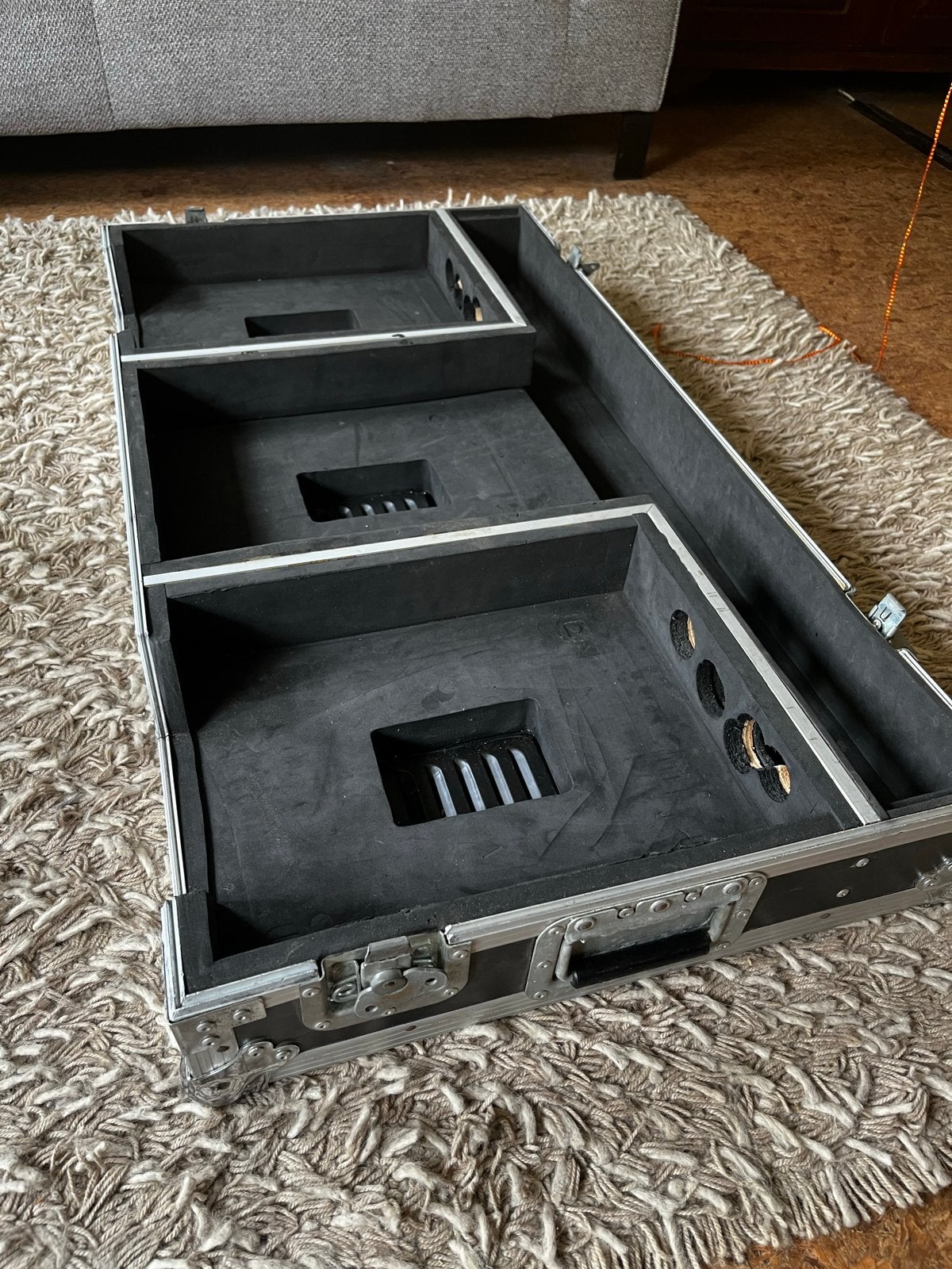 Flightcase voor 2x CDJ en mixer met ventilatie en kabelruimt, Ophalen, Gebruikt, Dj-set, Overige merken