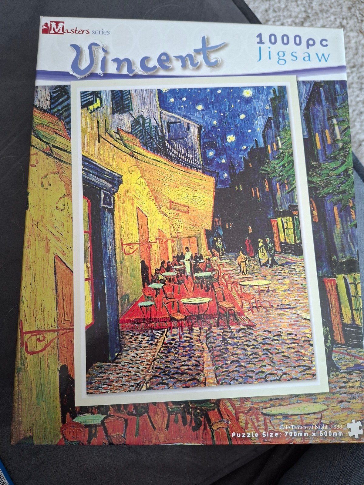Vincent van Gogh puzzel 1000 stukjes Cafe Terrace at Night, Hobby en Vrije tijd, Denksport en Puzzels, Ophalen of Verzenden, 500 t/m 1500 stukjes