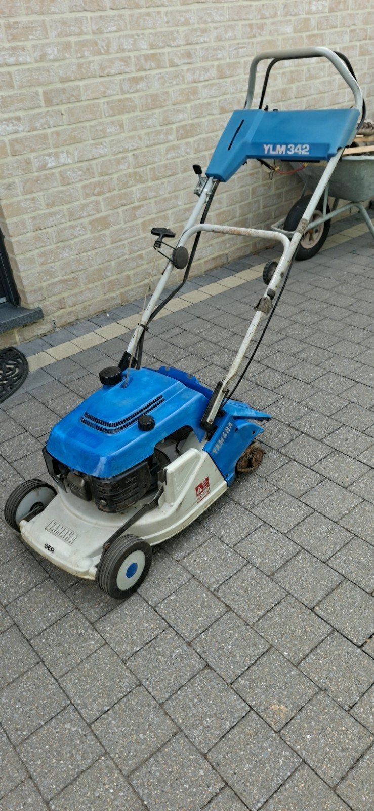 Grasmaaier Yamaha YLM 342 zelftrekker, voor Onderdelen, Ophalen, Gebruikt