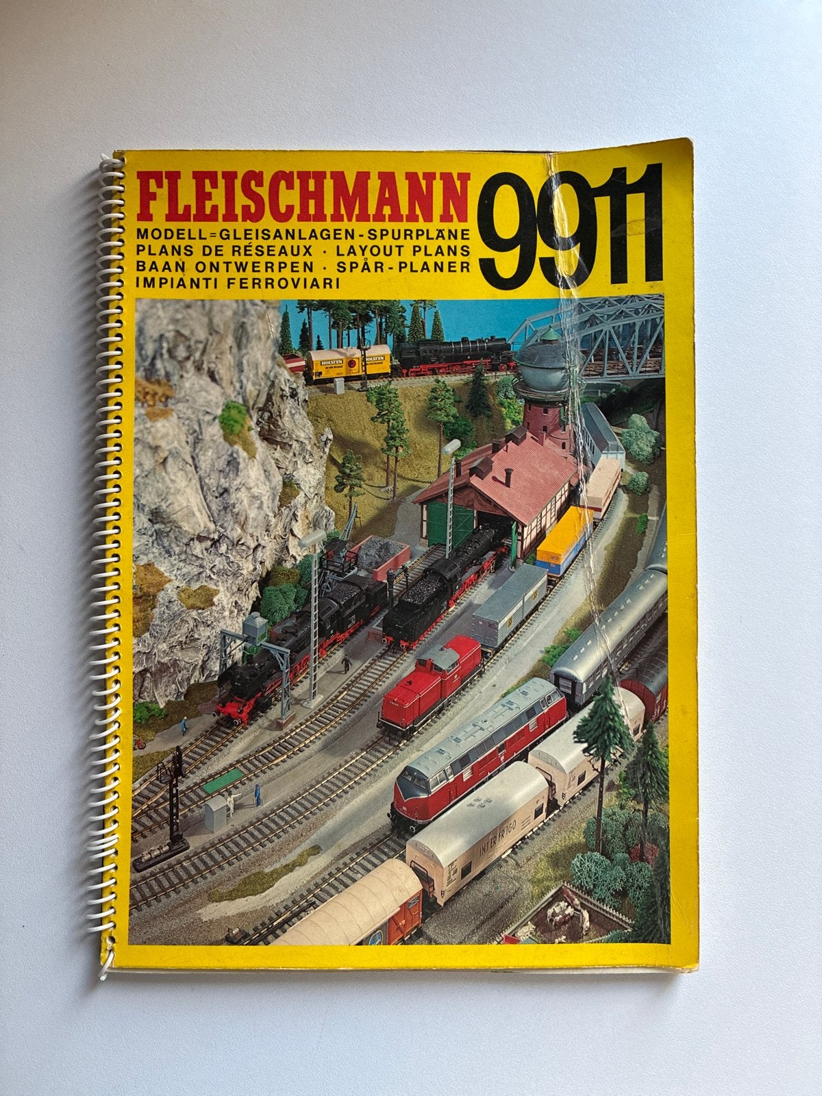 Fleischmann 9911 Modelspoorbaan Plannen Boek, Hobby en Vrije tijd, Ophalen, Gebruikt, Boek, Tijdschrift of Catalogus, Fleischmann