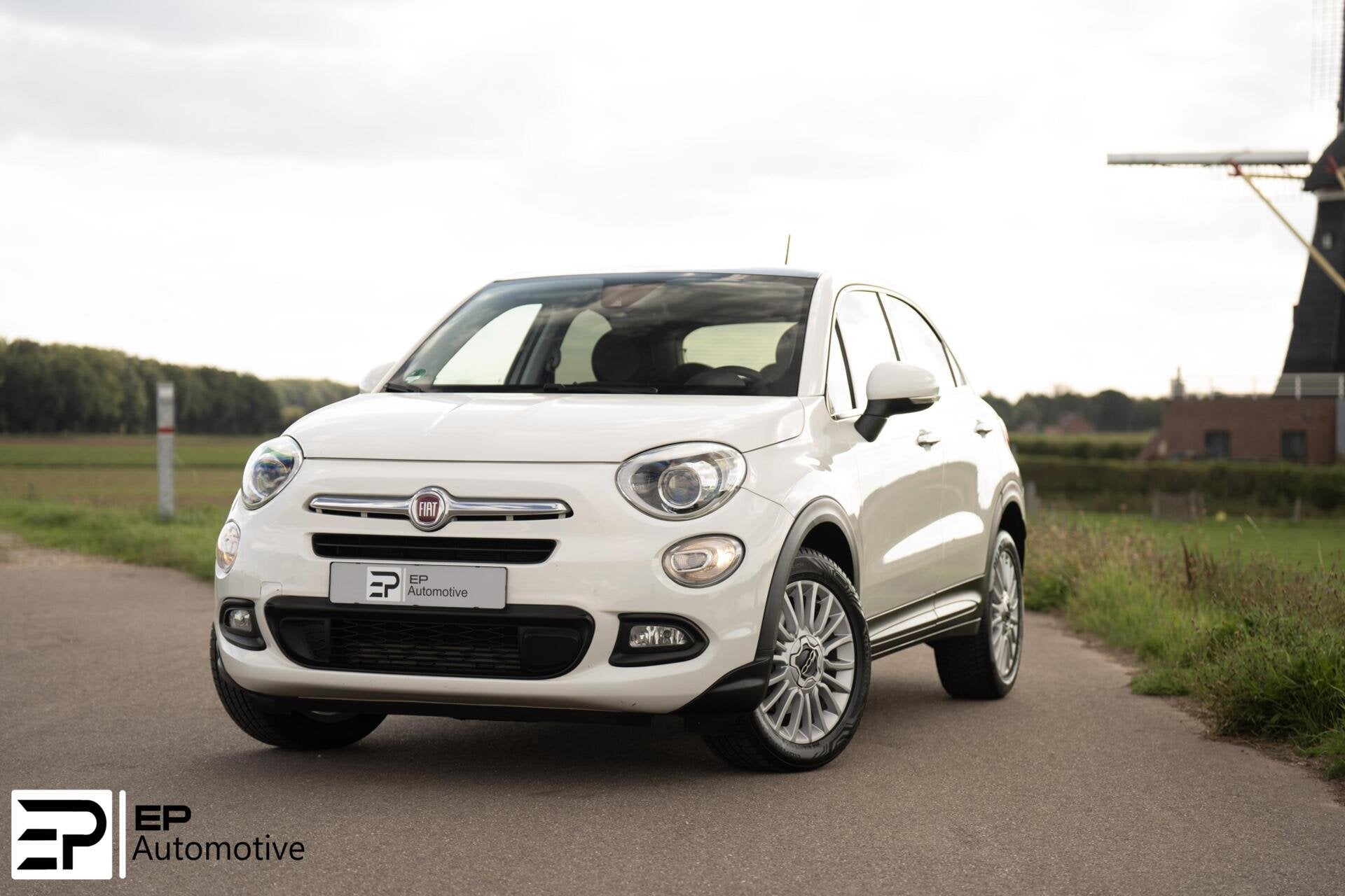 Fiat 500 X Cross 1.4 Turbo|Panno|Camera|Leder|Led|LaneAS|FUL, Dealer onderhouden, Gebruikt, 1295 kg, 4 cilinders
