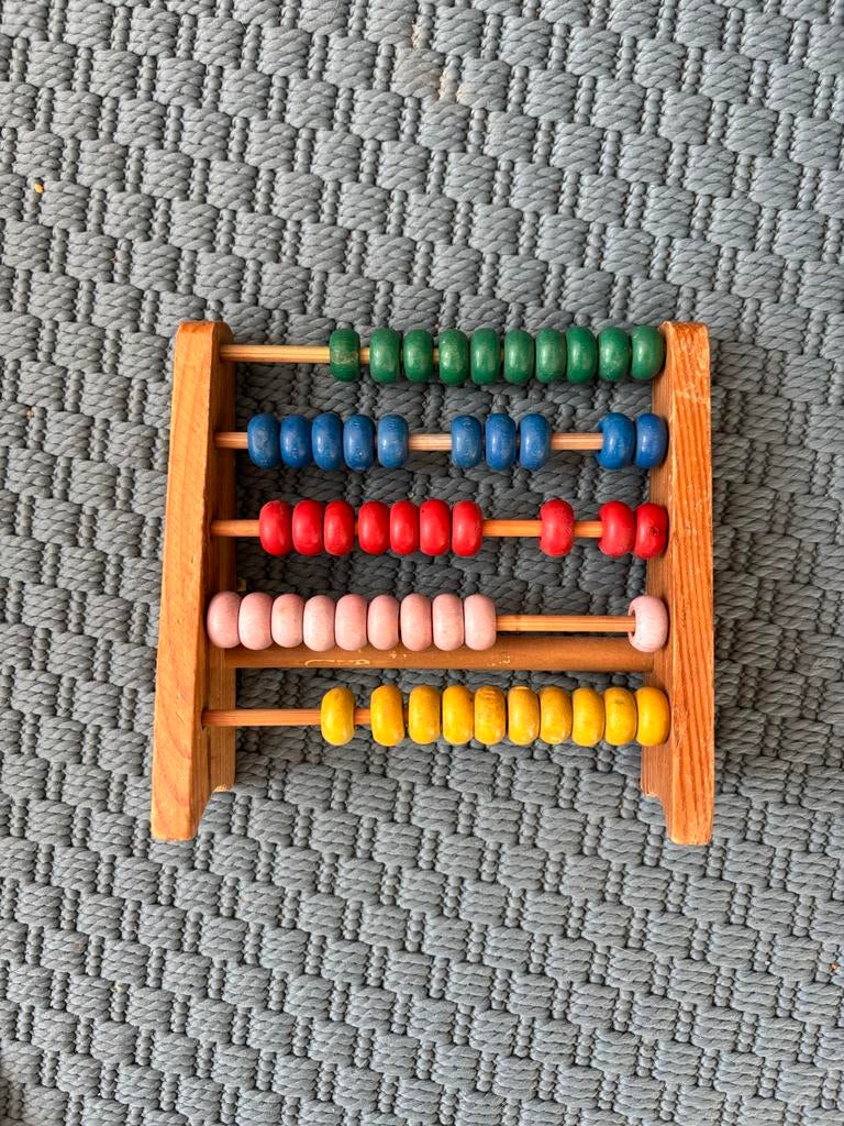 Vintage Klein Telraam, Kinderen en Baby's, Speelgoed | Educatief en Creatief, Gebruikt, Rekenen, Ophalen of Verzenden