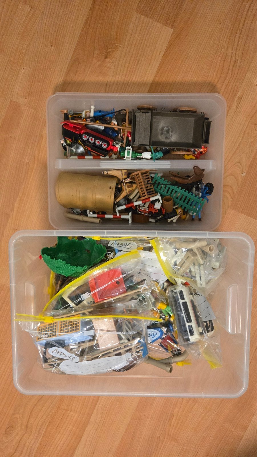 Grote collectie Playmobil speelgoed in opbergboxen, Ophalen, Gebruikt, Jongen of Meisje