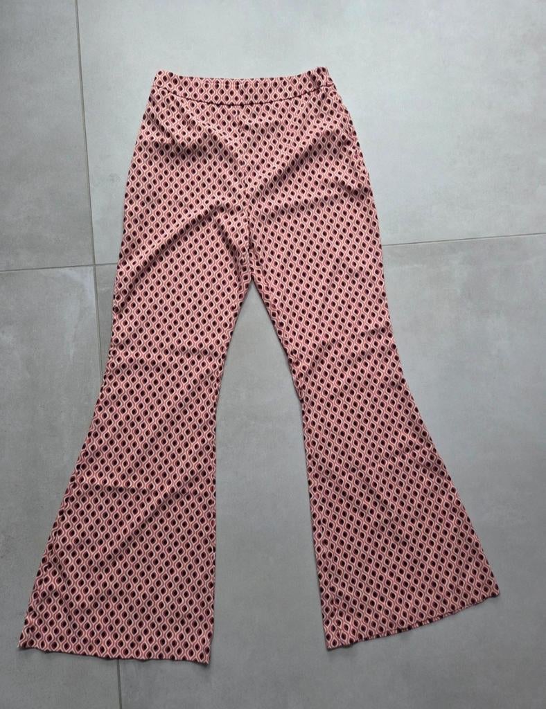 Loavies flared broek maat L, Maat 42/44 (L), Ophalen of Verzenden, Loavies, Roze