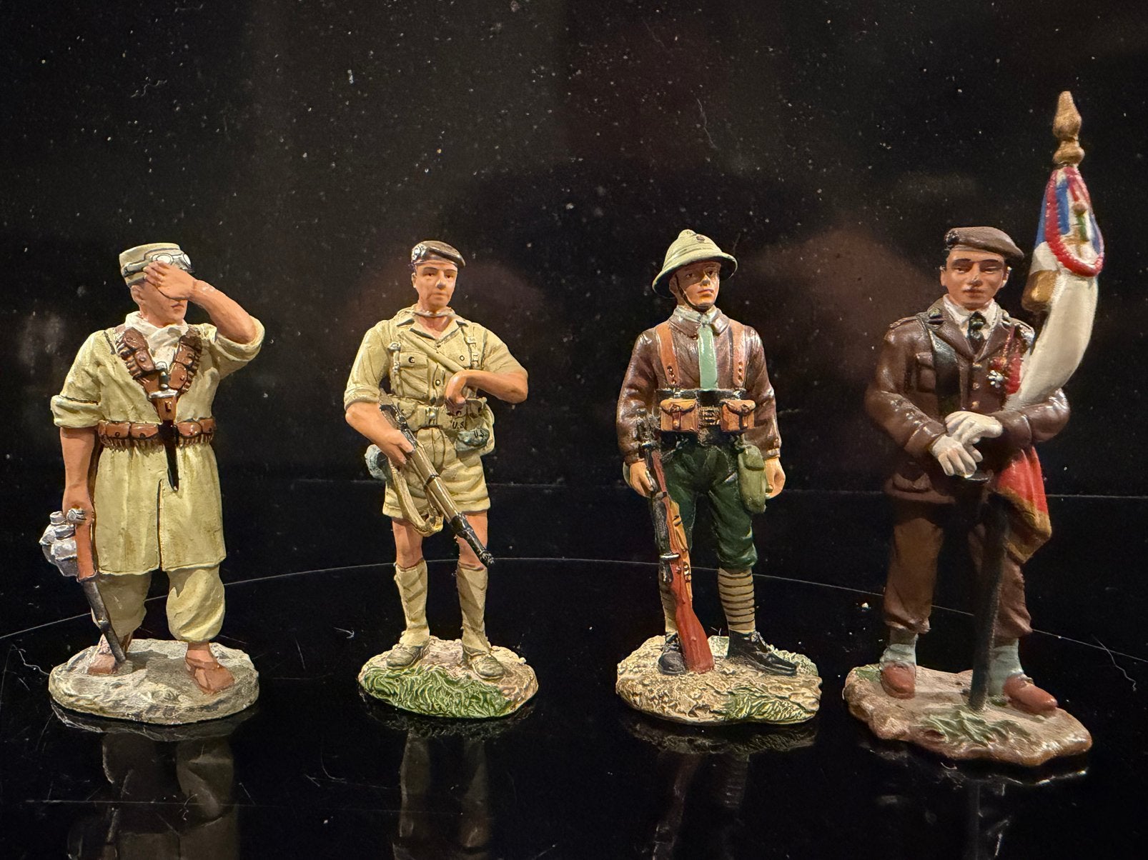 Franse Soldaten 1945, Hobby en Vrije tijd, Ophalen of Verzenden, Zo goed als nieuw, 1:35 tot 1:50